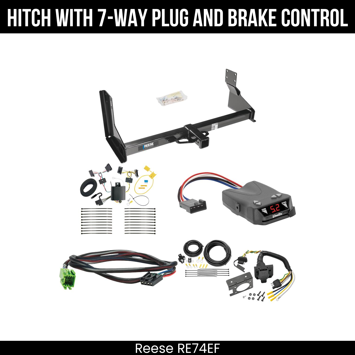 Trailer Hitch , 7-Way , Draw-Tite Activator IV Brake Control