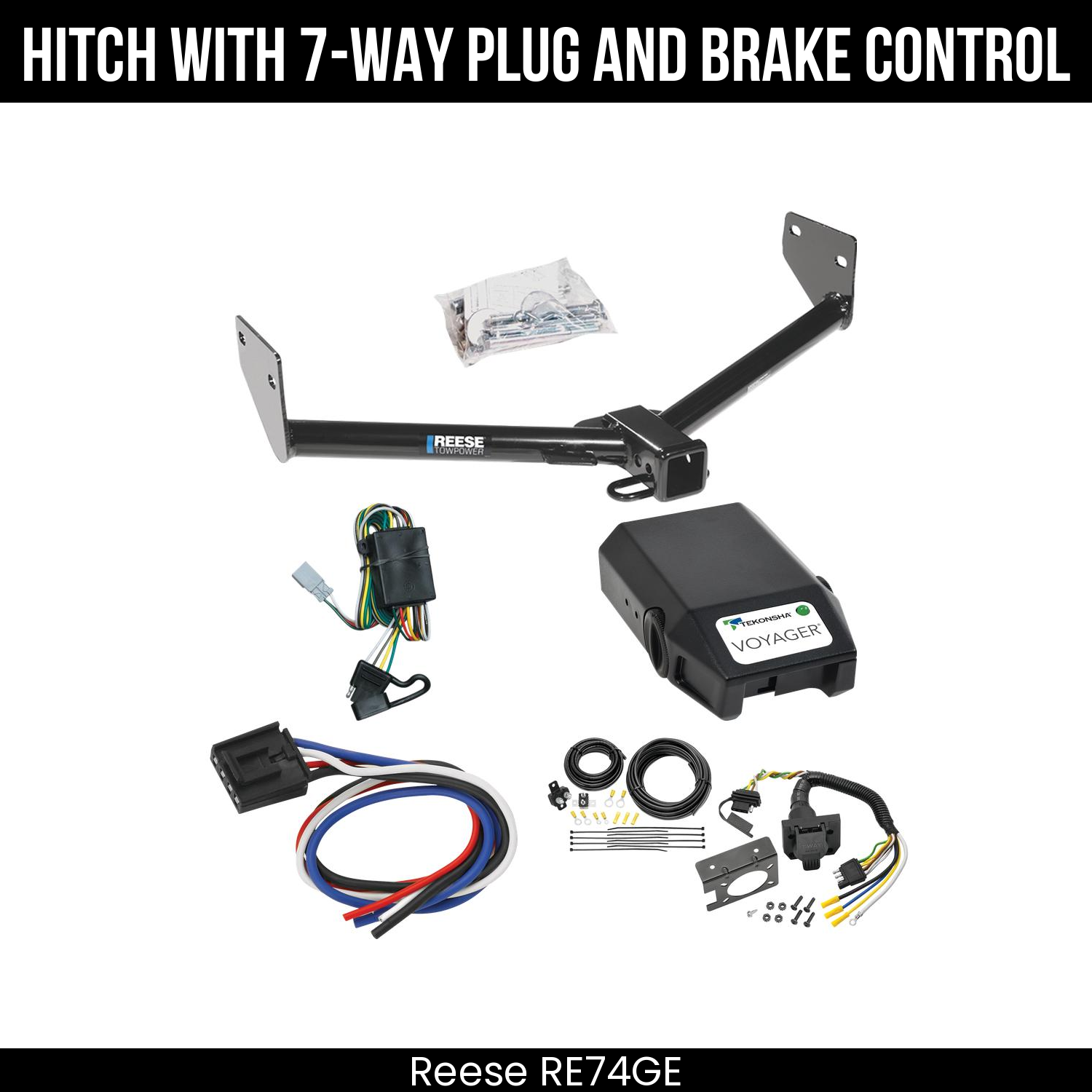 Trailer Hitch , 7-Way , Tekonsha Voyager Brake Control