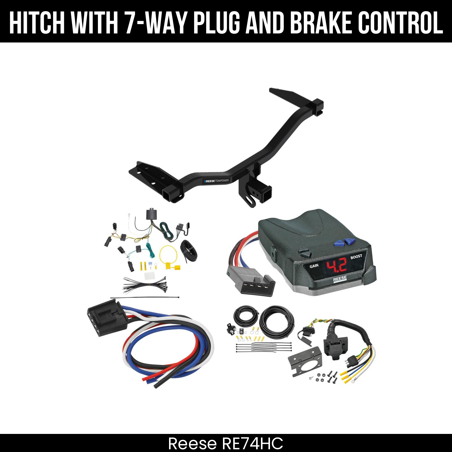 Trailer Hitch , 7-Way , Reese Brake EVN Control
