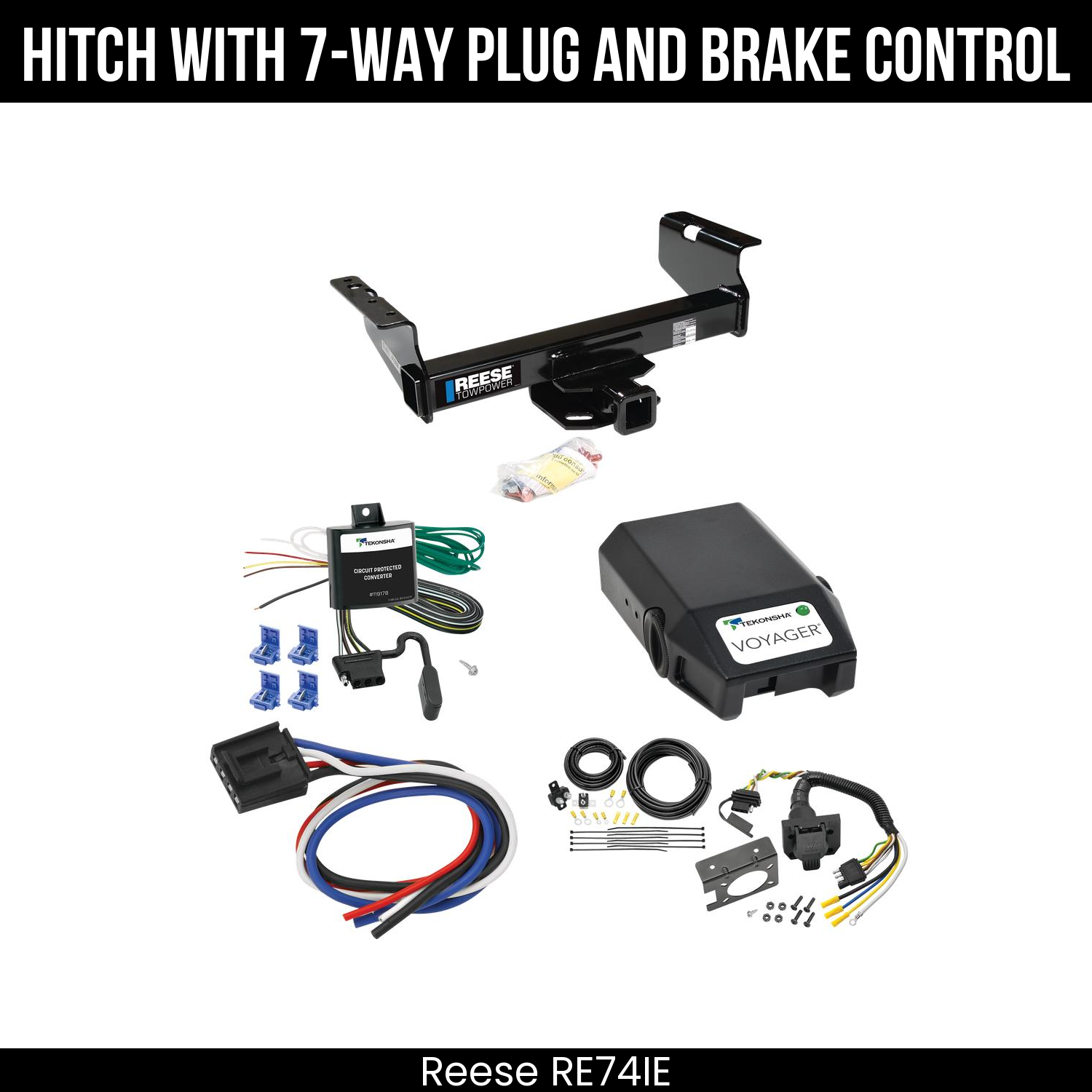 Trailer Hitch , 7-Way , Tekonsha Voyager Brake Control