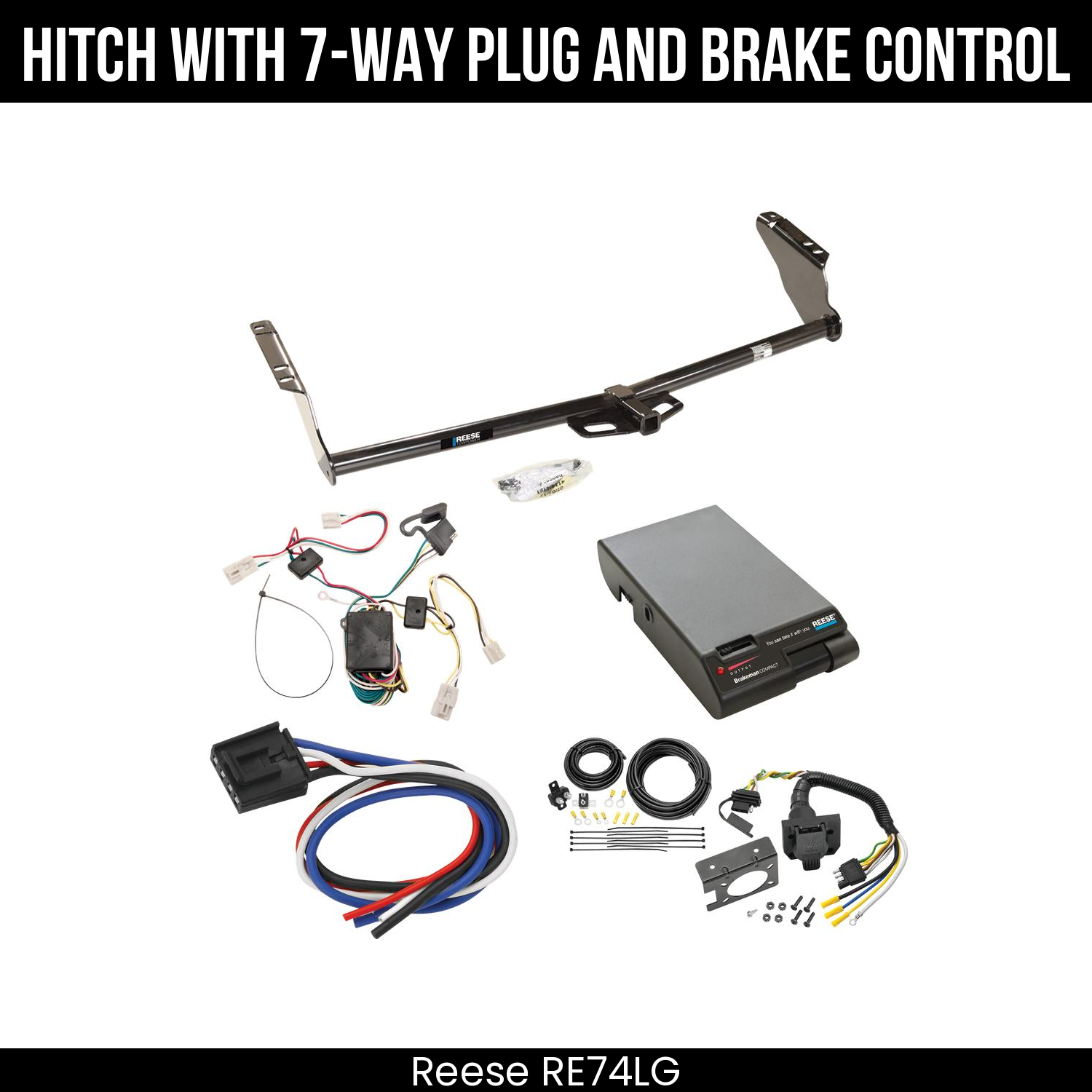 Trailer Hitch , 7-Way , Reese Brakeman Brake Control