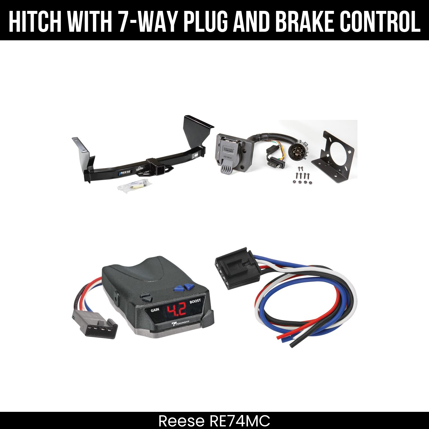 Trailer Hitch , 7-Way , Tekonsha Brake EVN Control