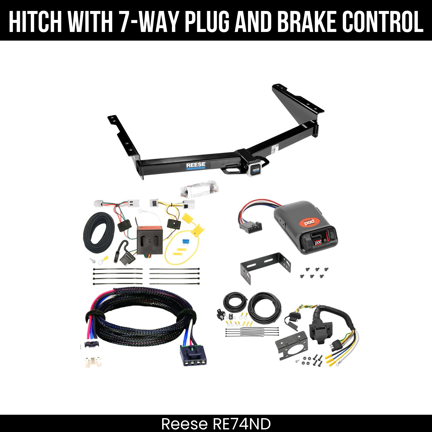 Trailer Hitch , 7-Way , Pro Series POD Brake Control