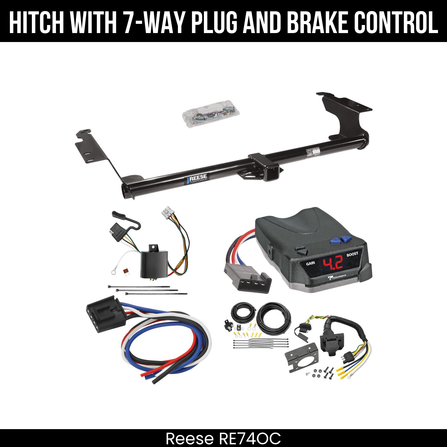Trailer Hitch , 7-Way , Tekonsha Brake EVN Control