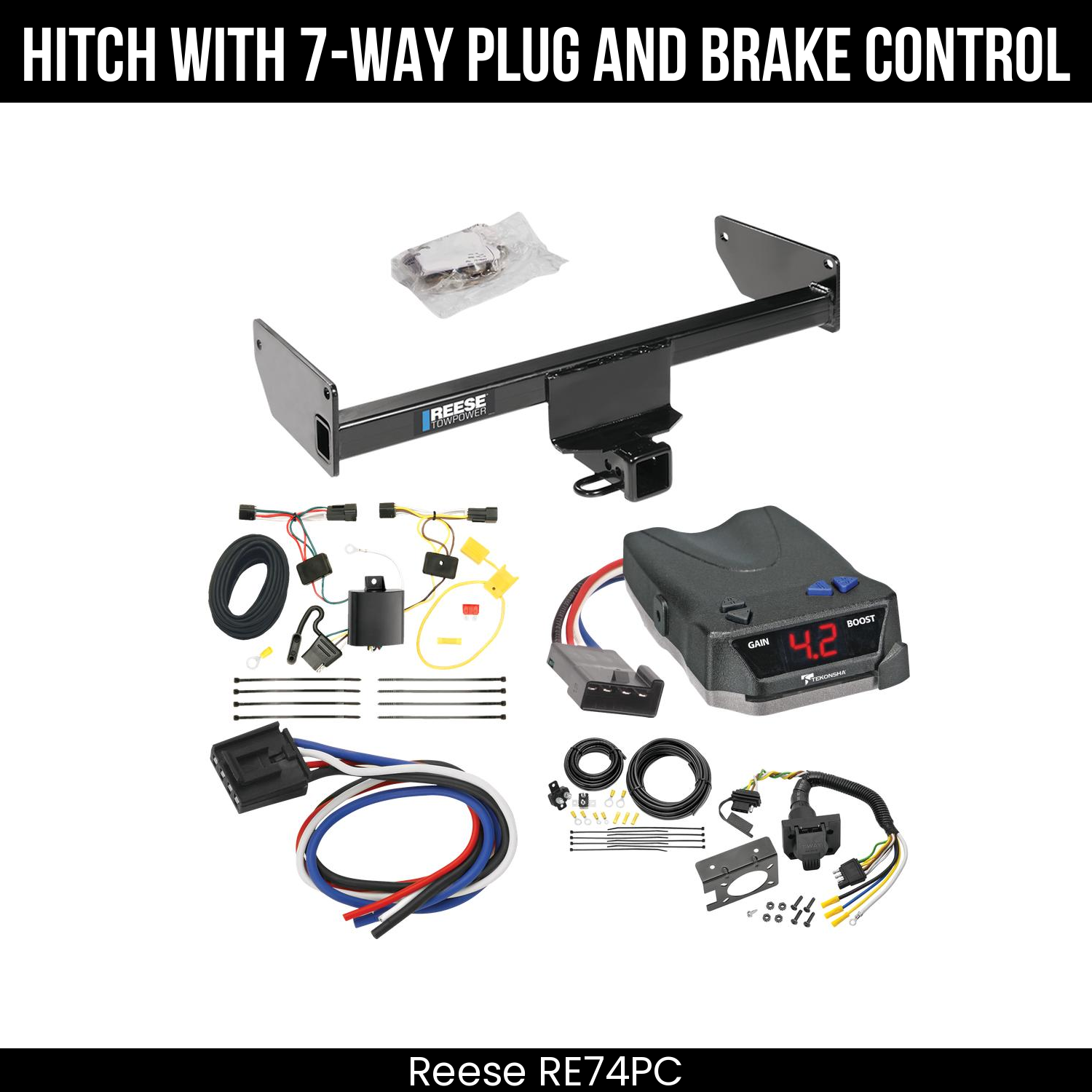 Trailer Hitch , 7-Way , Tekonsha Brake EVN Control