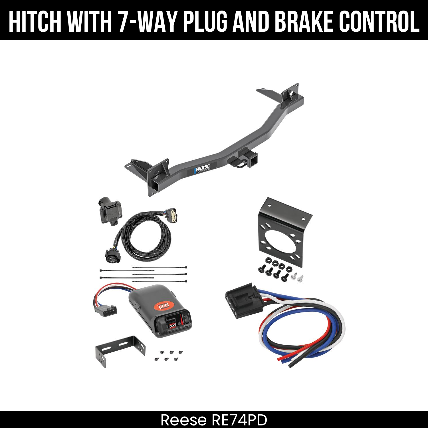 Trailer Hitch , 7-Way , Pro Series POD Brake Control