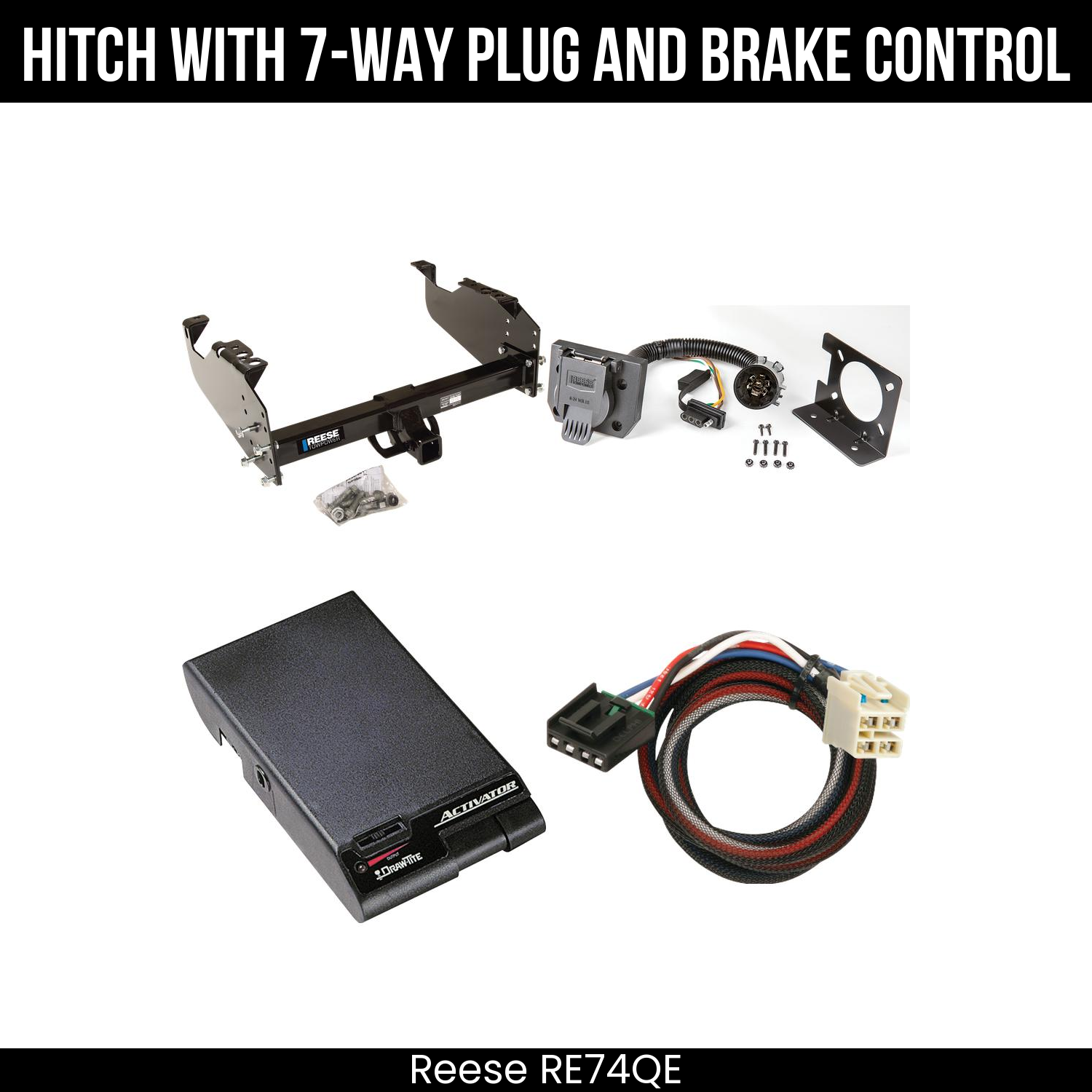 Trailer Hitch , 7-Way , Draw-Tite Activator Brake Control