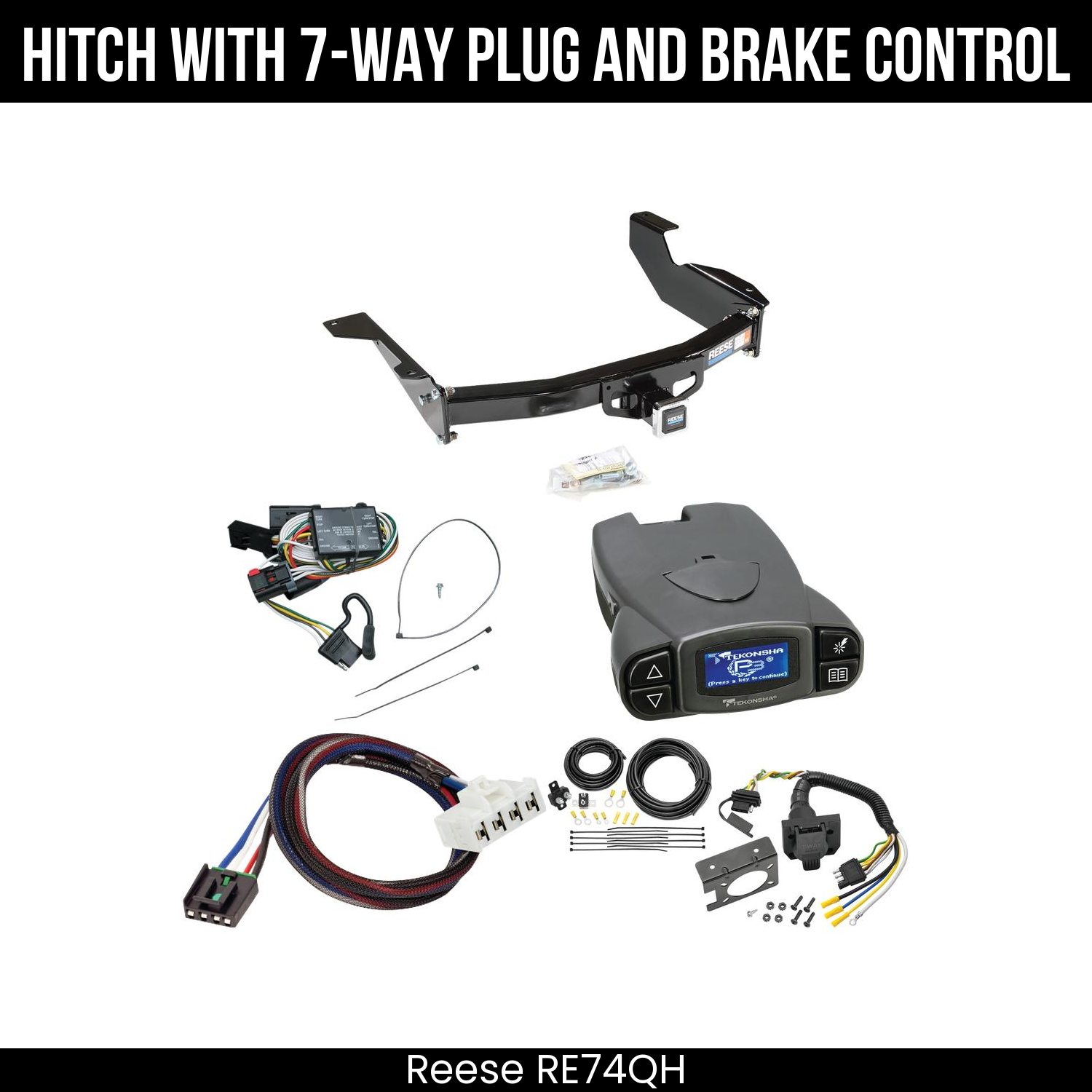 Trailer Hitch , 7-Way , Tekonsha Prodigy P3 Brake Control