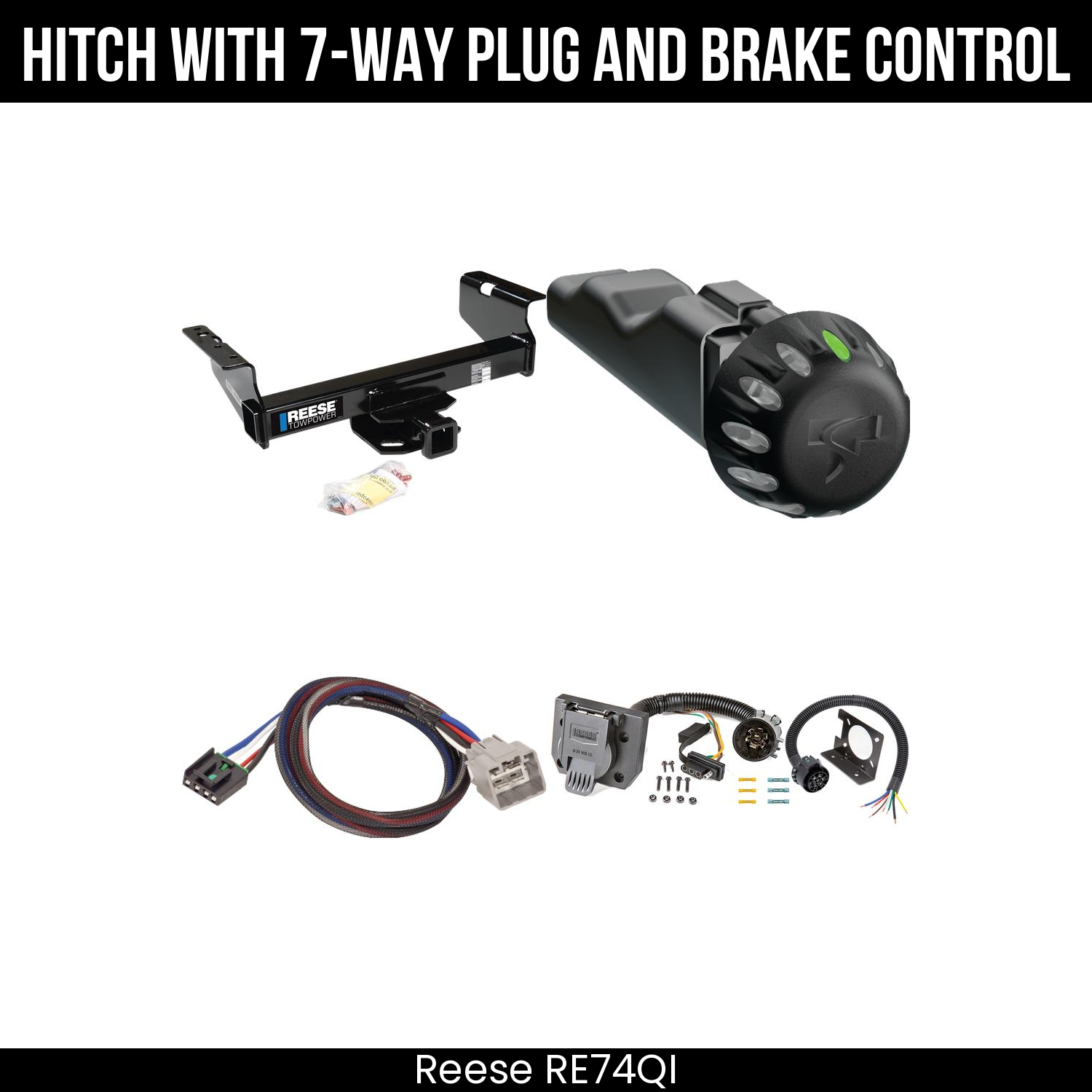 Trailer Hitch , 7-Way , Tekonsha Voyager iD Smart Brake Control