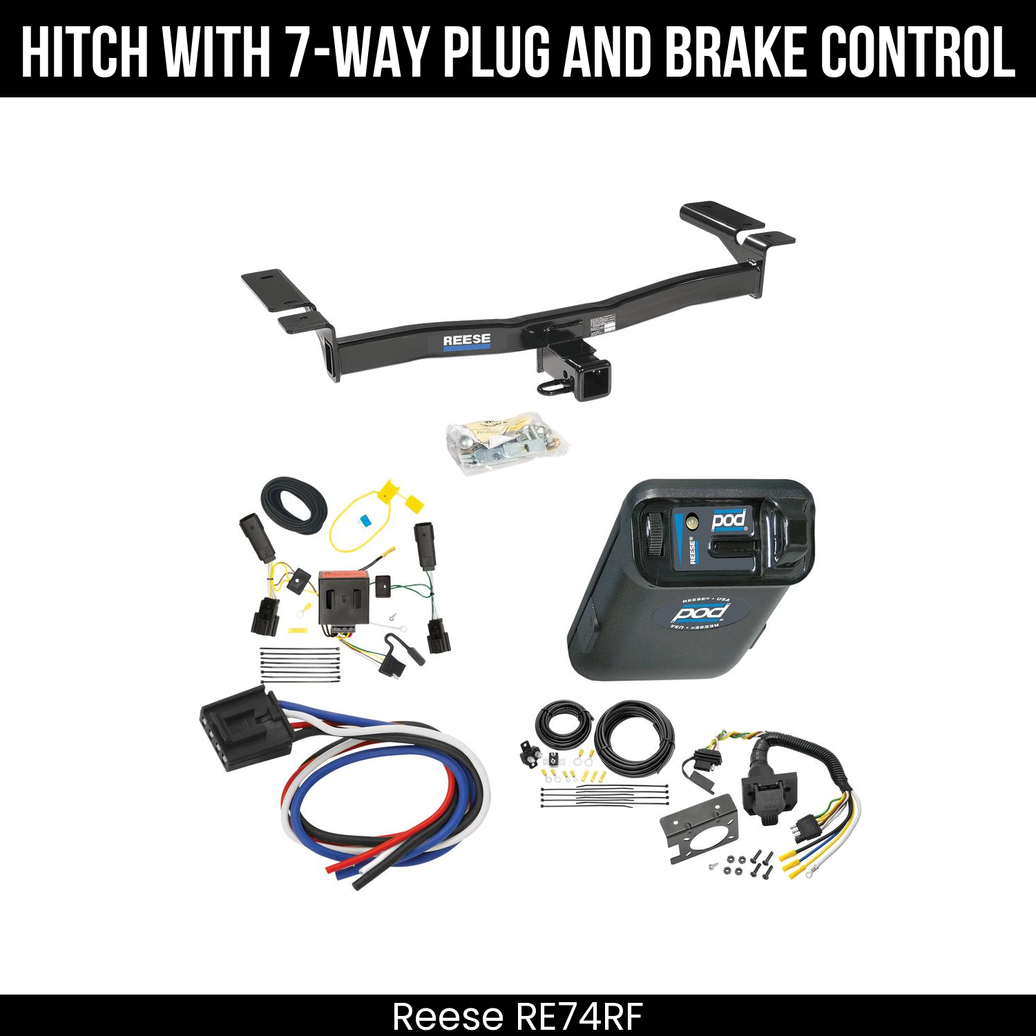 Trailer Hitch , 7-Way , Reese POD Brake Control