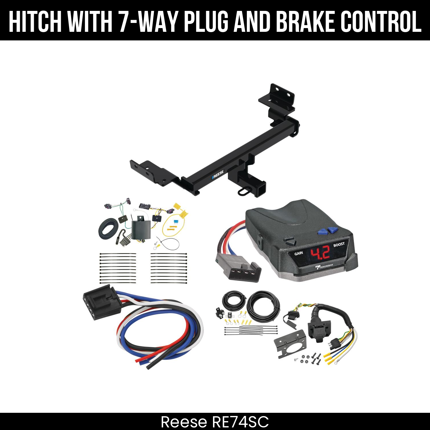 Trailer Hitch , 7-Way , Tekonsha Brake EVN Control