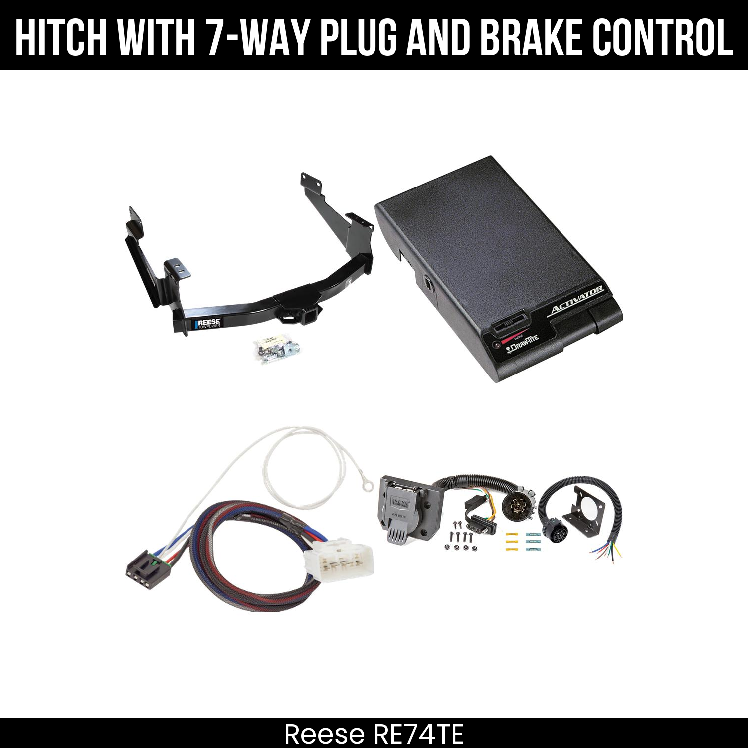 Trailer Hitch , 7-Way , Draw-Tite Activator Brake Control