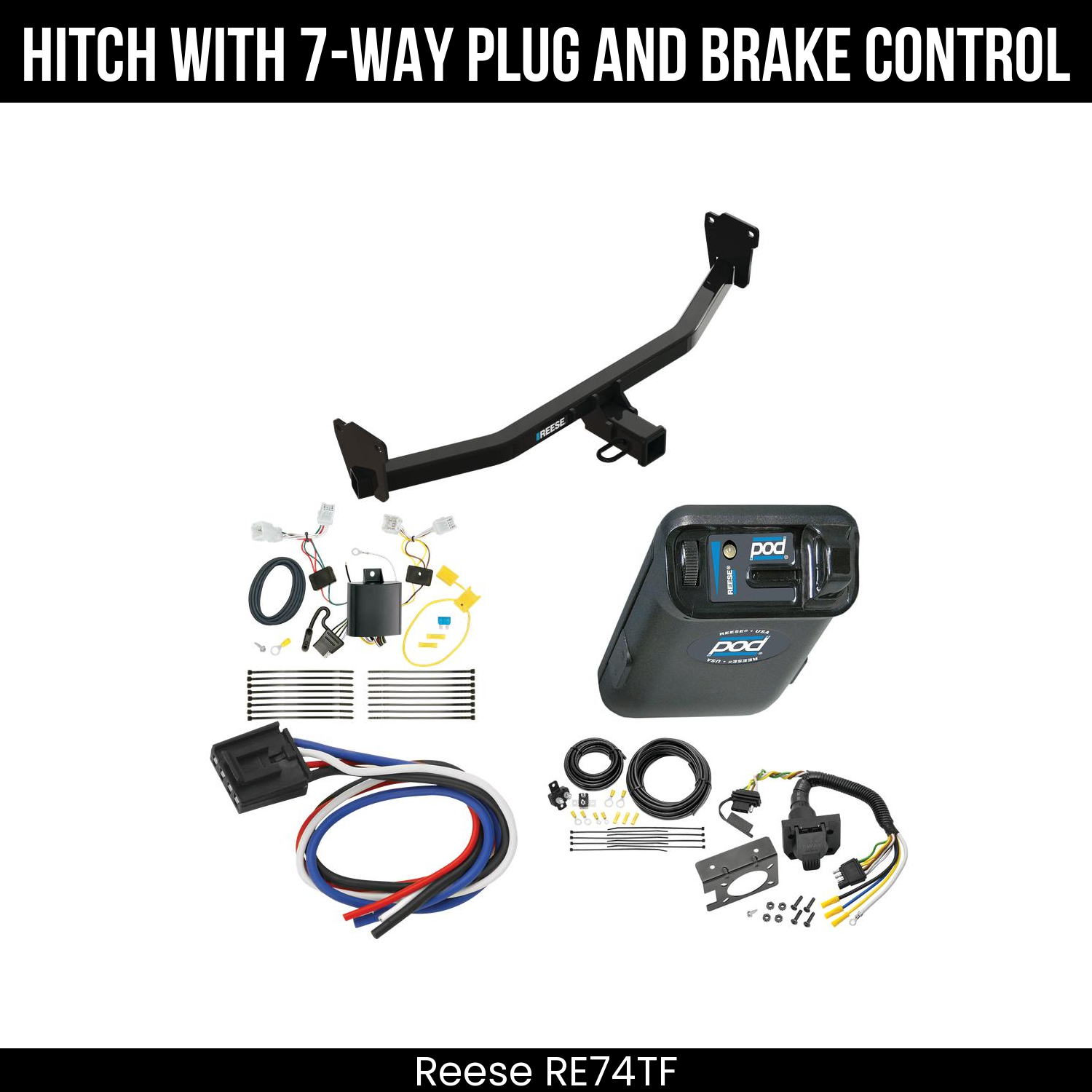 Trailer Hitch , 7-Way , Reese POD Brake Control