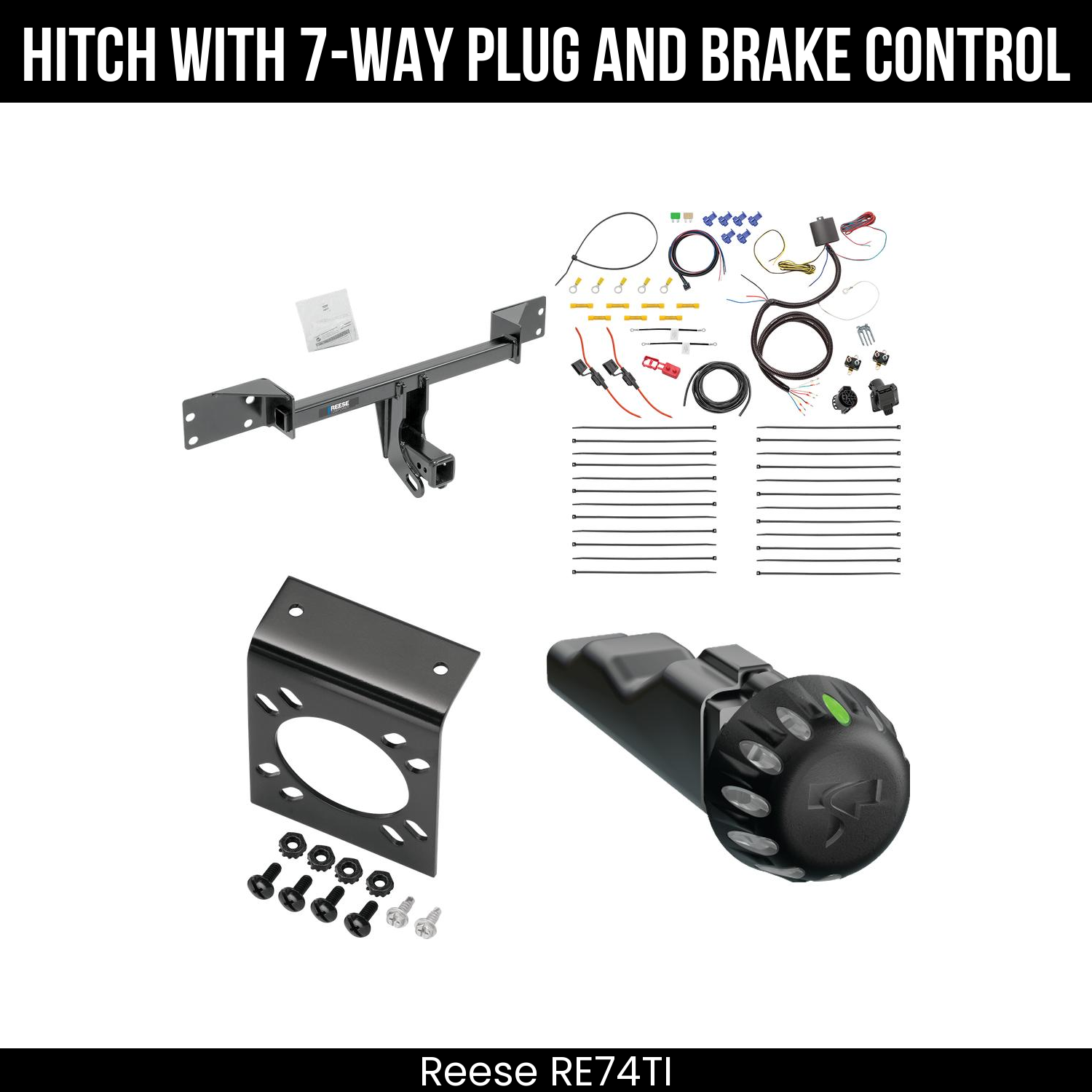 Trailer Hitch , 7-Way , Tekonsha Voyager iD Smart Brake Control