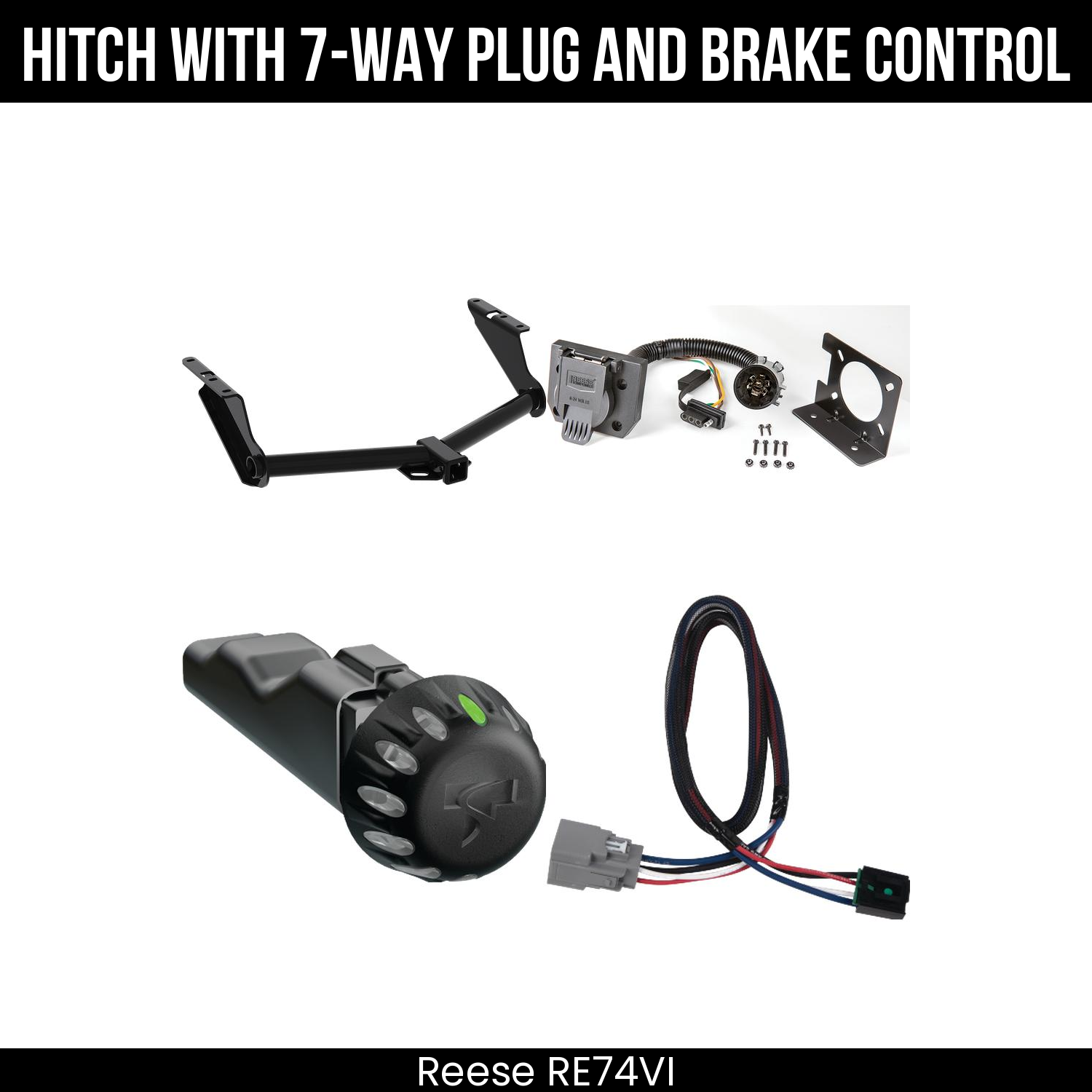 Trailer Hitch , 7-Way , Tekonsha Voyager iD Smart Brake Control