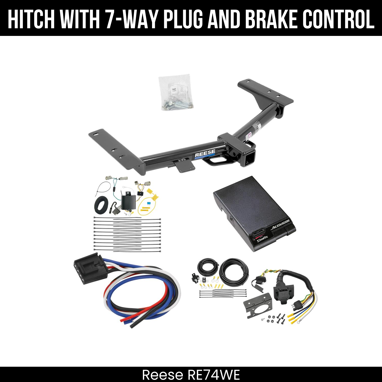 Trailer Hitch , 7-Way , Draw-Tite Activator Brake Control