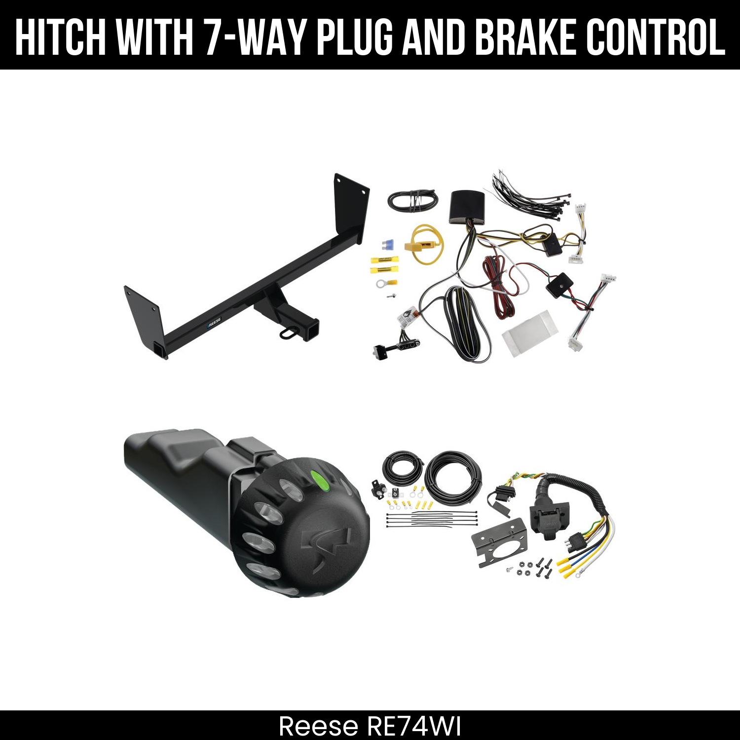 Trailer Hitch , 7-Way , Tekonsha Voyager iD Smart Brake Control