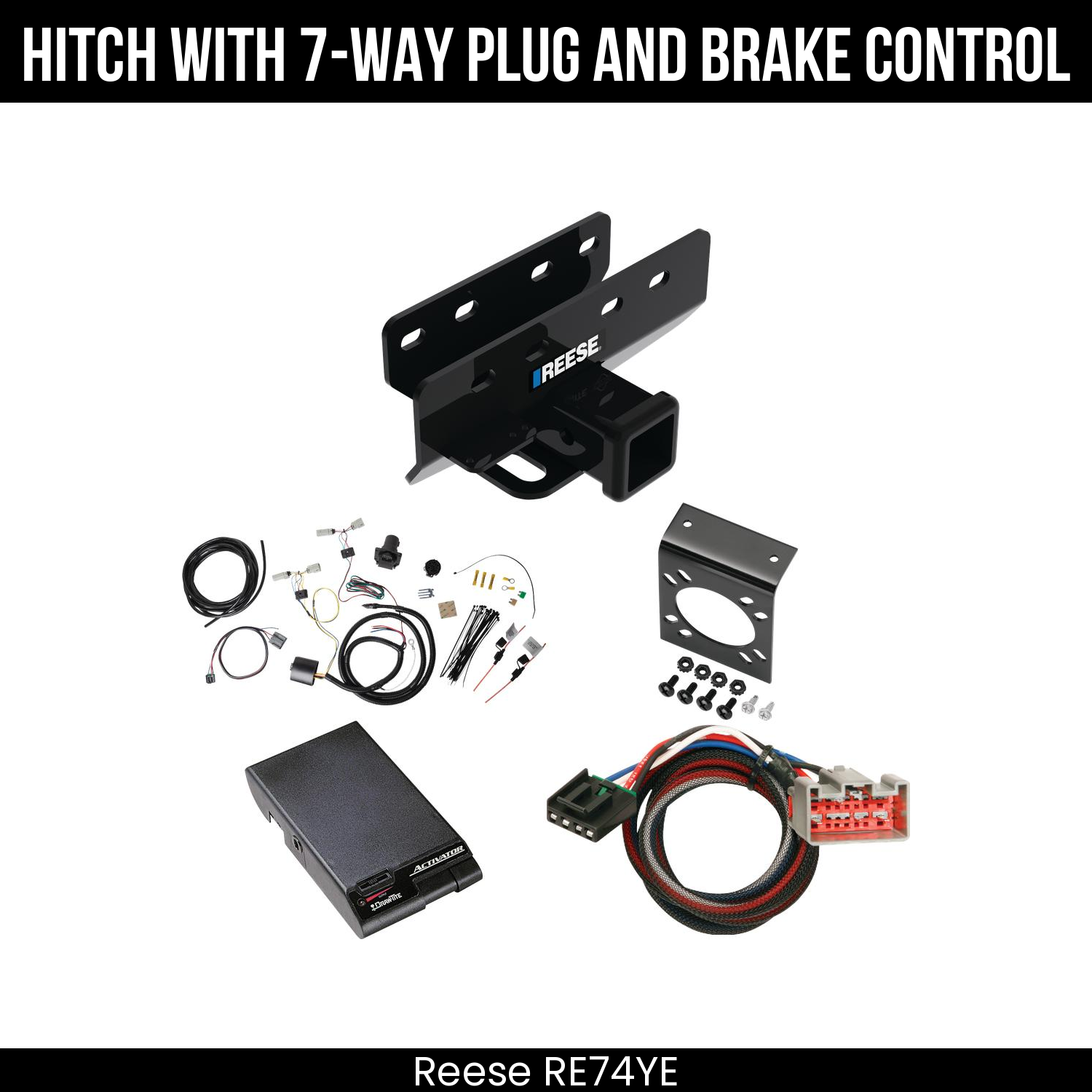 Trailer Hitch , 7-Way , Draw-Tite Activator Brake Control