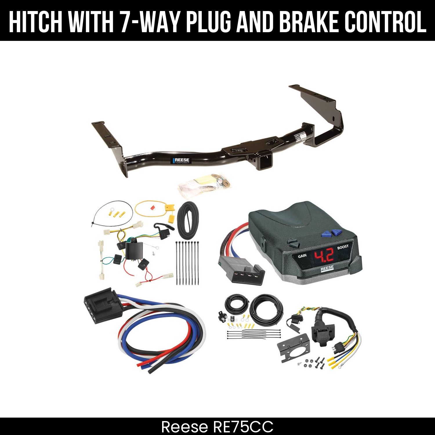 Trailer Hitch , 7-Way , Reese Brake EVN Control