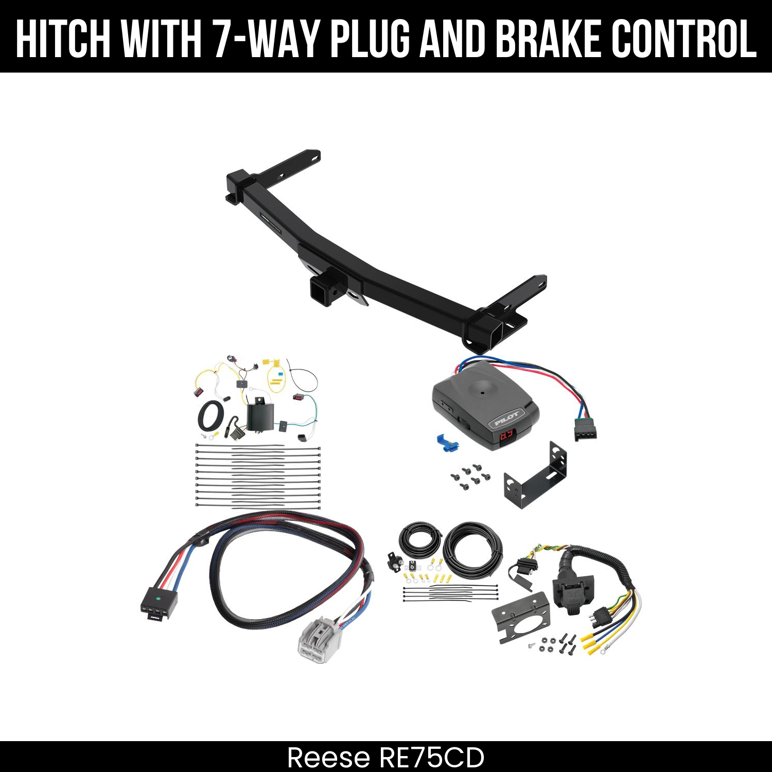 Trailer Hitch , 7-Way , Pro Series Pilot Brake Control