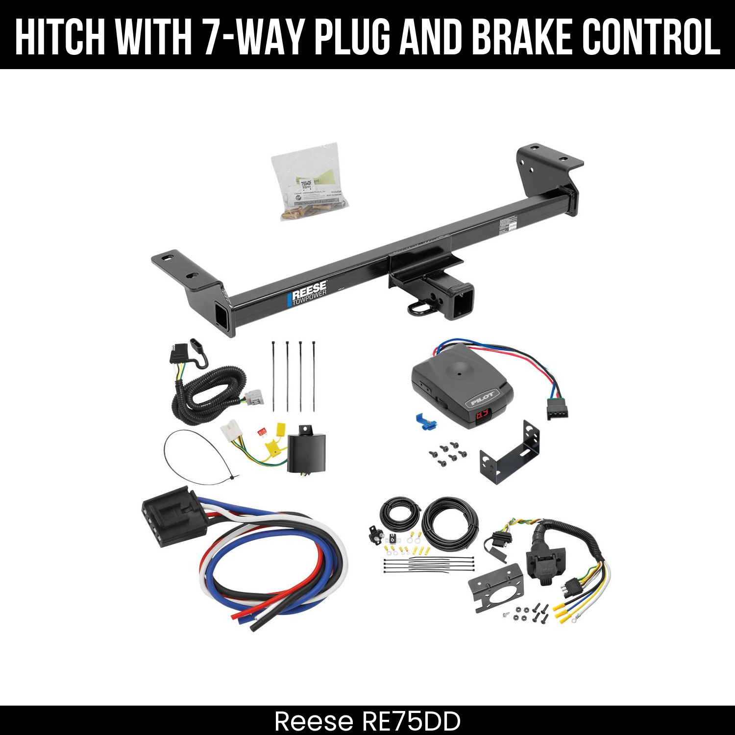 Trailer Hitch , 7-Way , Pro Series Pilot Brake Control