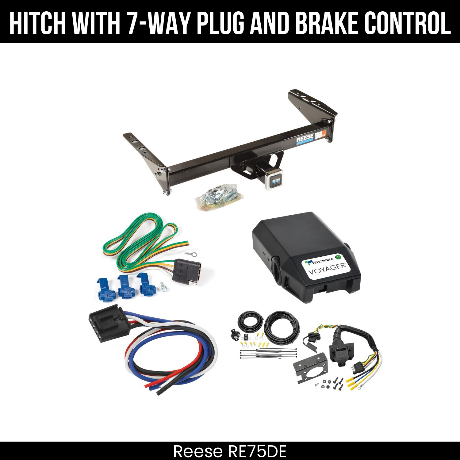 Trailer Hitch , 7-Way , Tekonsha Voyager Brake Control