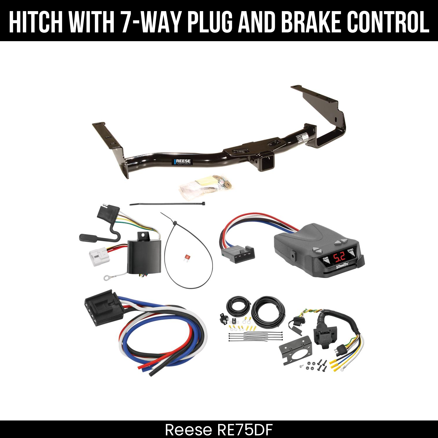 Trailer Hitch , 7-Way , Draw-Tite Activator IV Brake Control