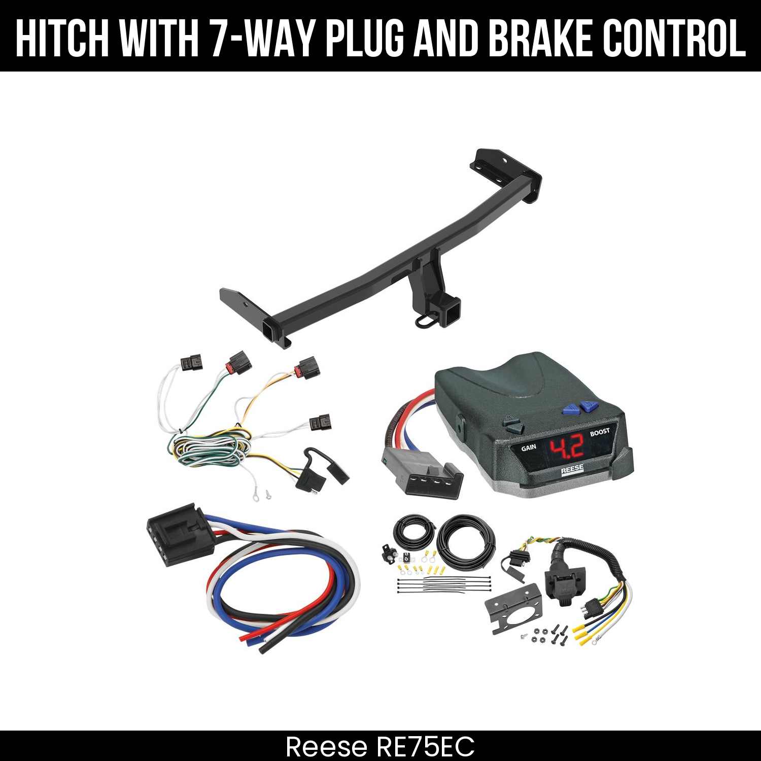 Trailer Hitch , 7-Way , Reese Brake EVN Control