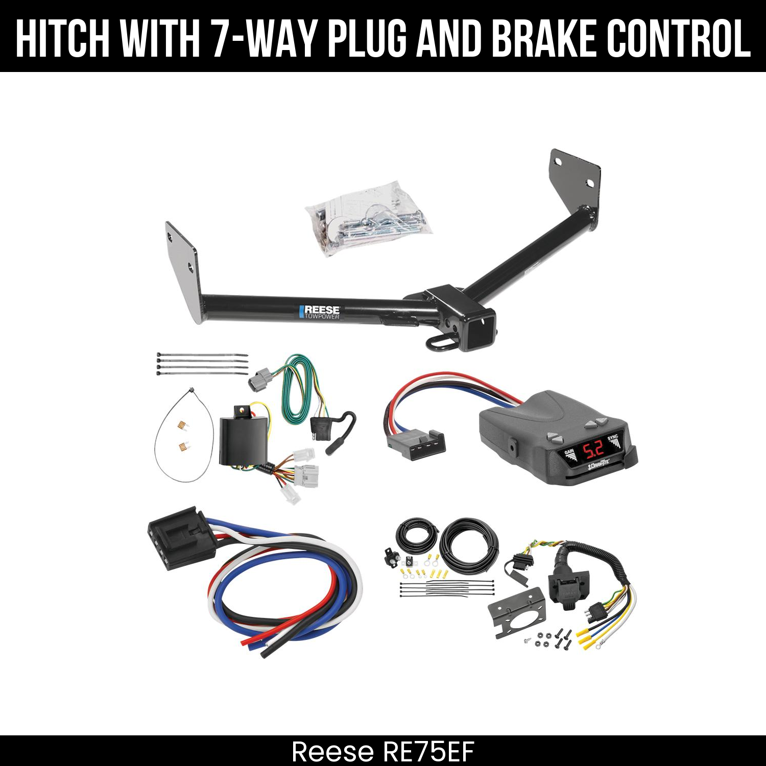 Trailer Hitch , 7-Way , Draw-Tite Activator IV Brake Control