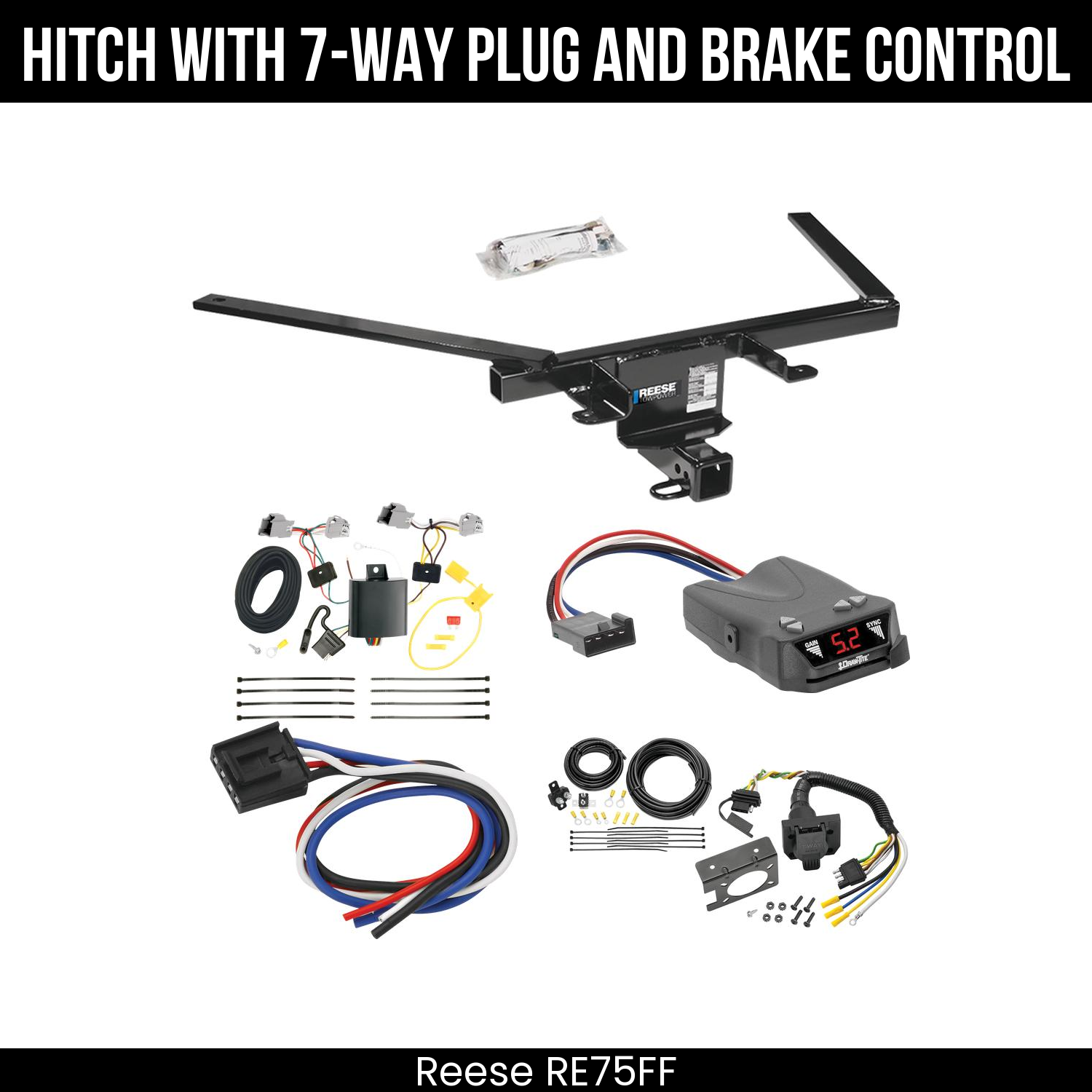 Trailer Hitch , 7-Way , Draw-Tite Activator IV Brake Control