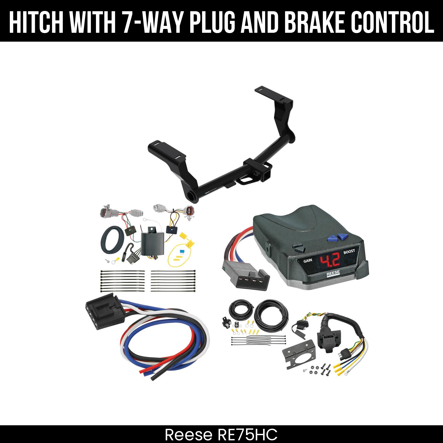 Trailer Hitch , 7-Way , Reese Brake EVN Control