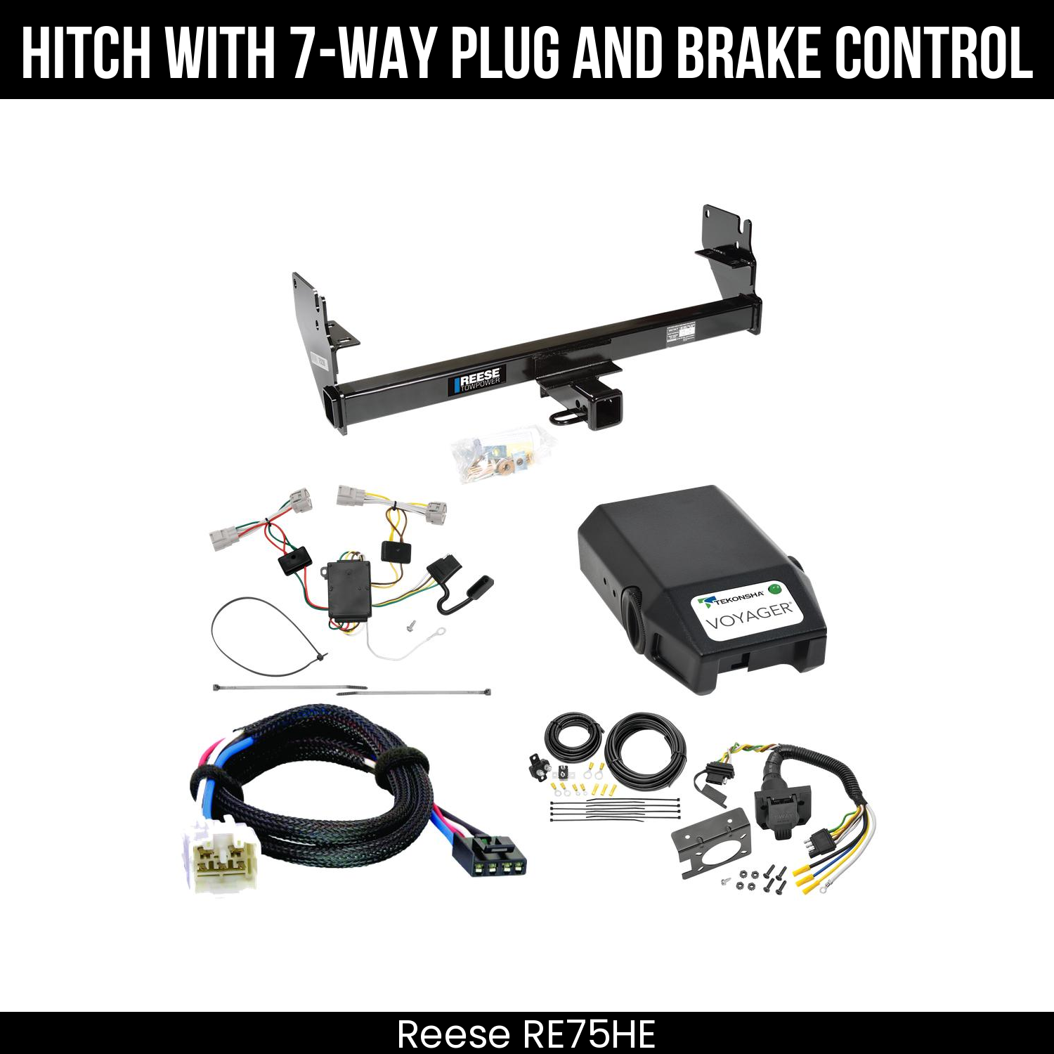 Trailer Hitch , 7-Way , Tekonsha Voyager Brake Control