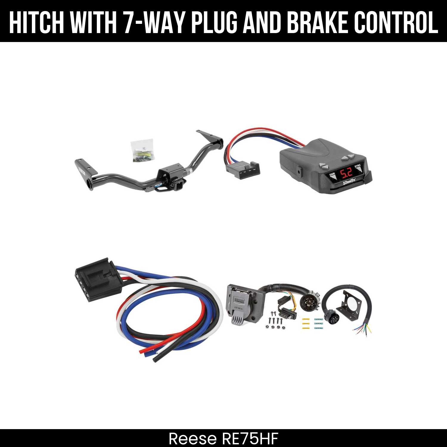 Trailer Hitch , 7-Way , Draw-Tite Activator IV Brake Control