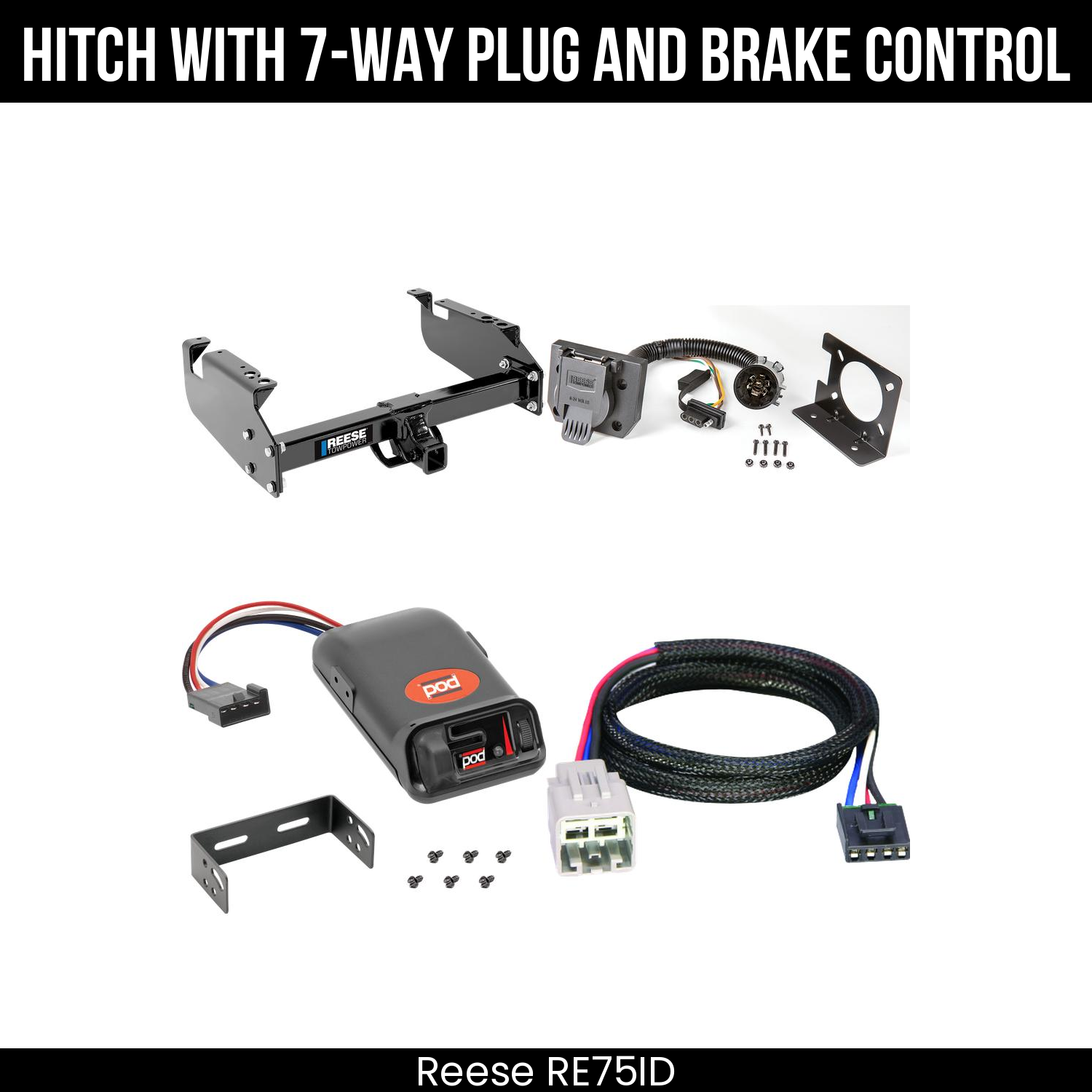 Trailer Hitch , 7-Way , Pro Series POD Brake Control