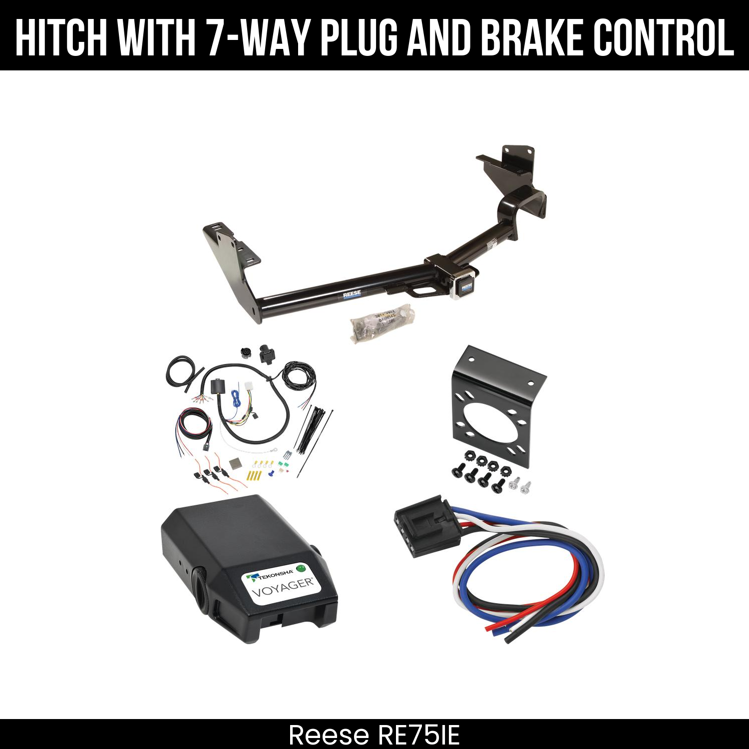 Trailer Hitch , 7-Way , Tekonsha Voyager Brake Control