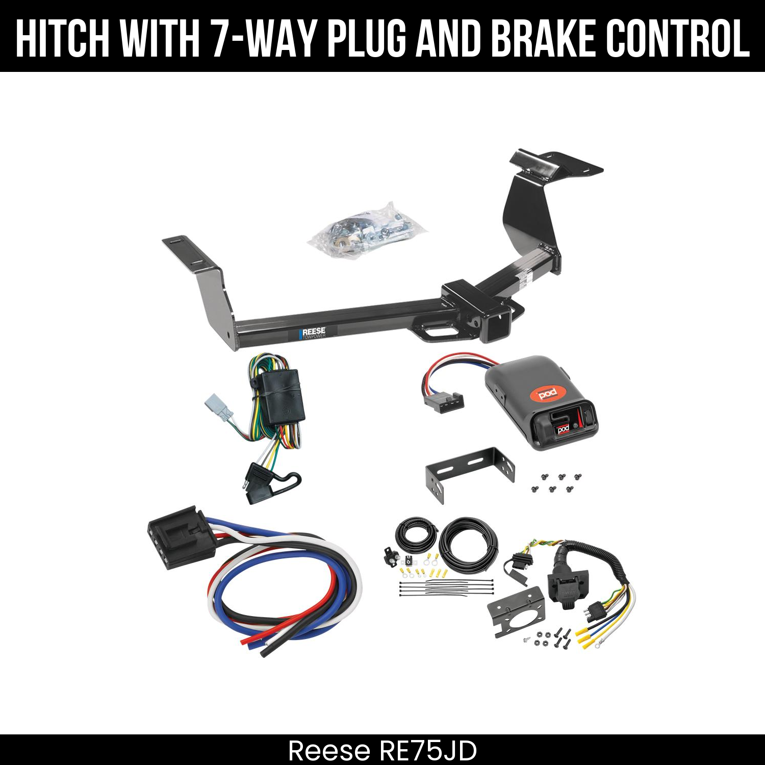 Trailer Hitch , 7-Way , Pro Series POD Brake Control