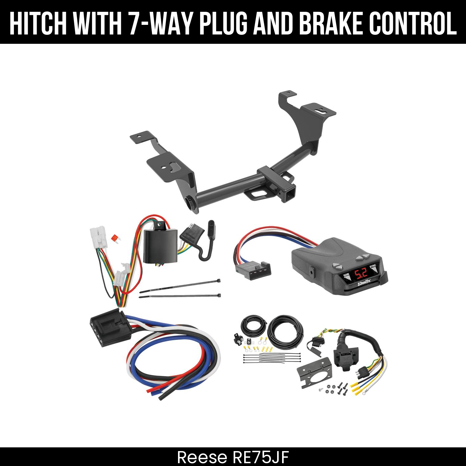 Trailer Hitch , 7-Way , Draw-Tite Activator IV Brake Control