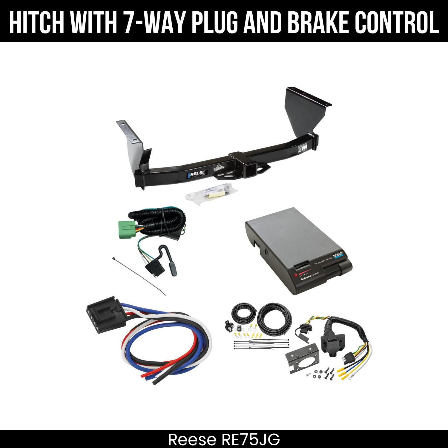 Trailer Hitch , 7-Way , Reese Brakeman Brake Control