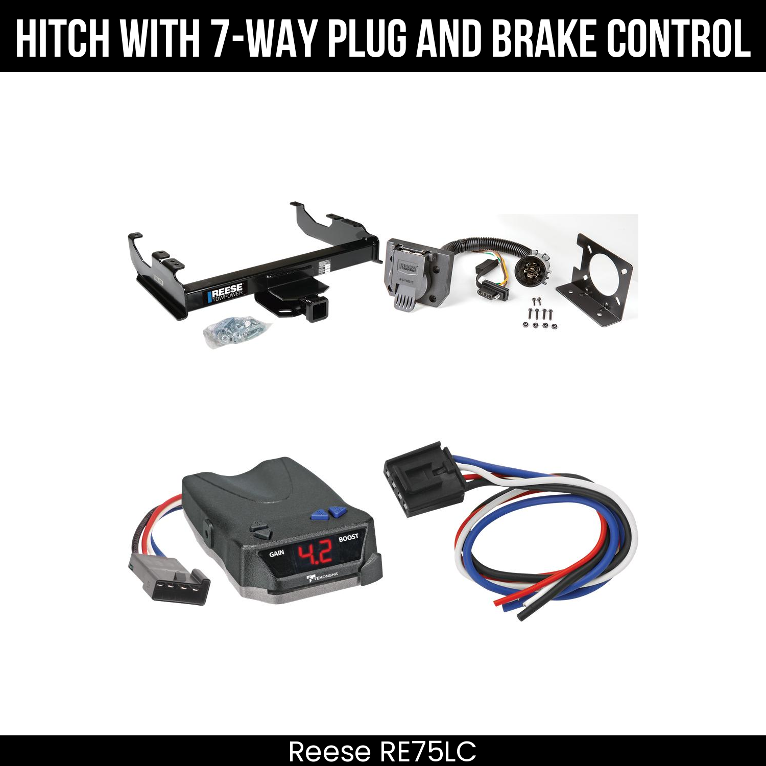 Trailer Hitch , 7-Way , Tekonsha Brake EVN Control