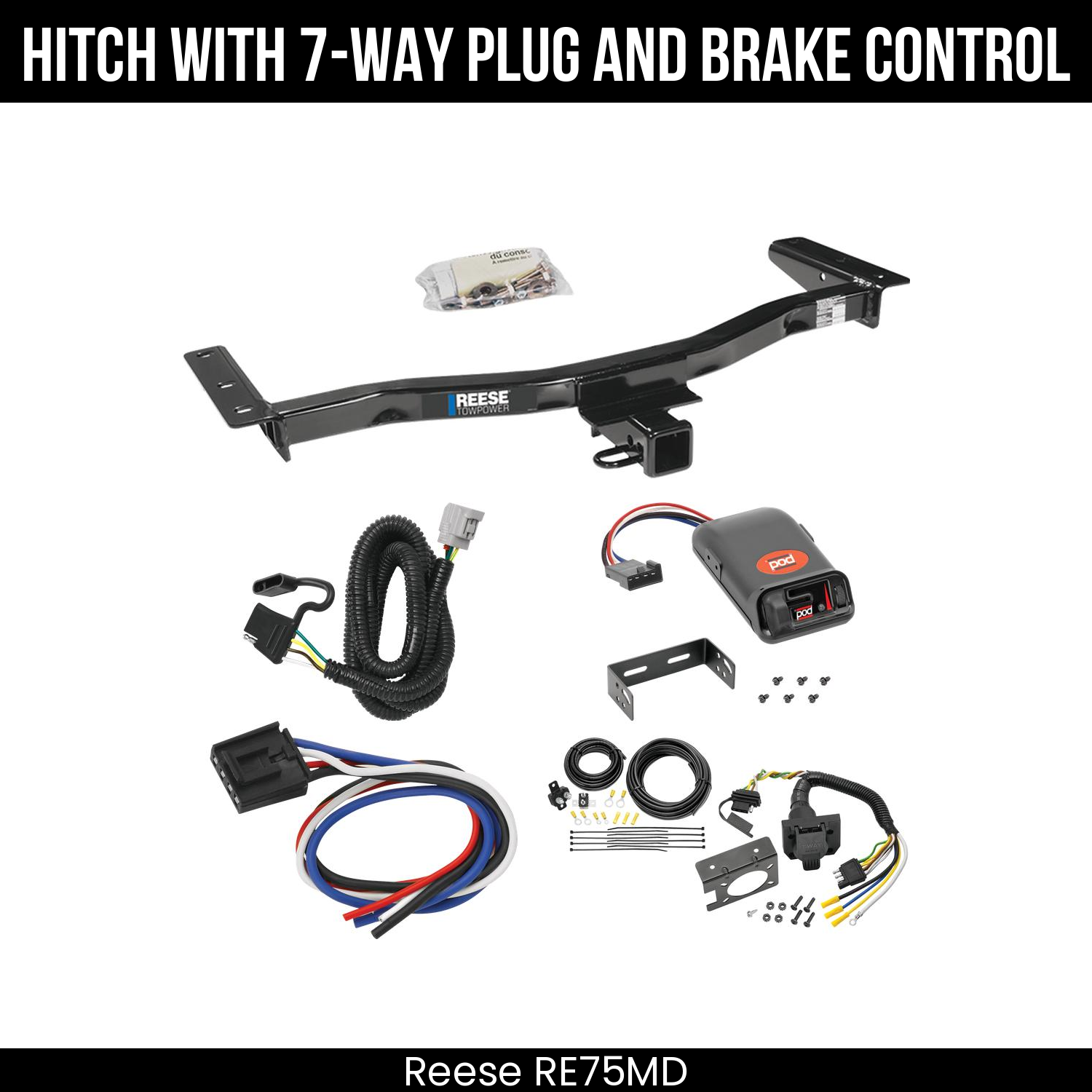Trailer Hitch , 7-Way , Pro Series POD Brake Control