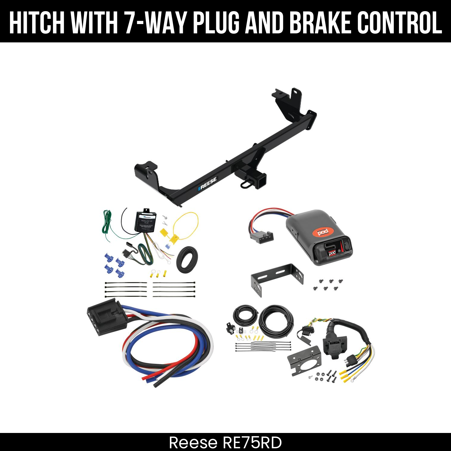 Trailer Hitch , 7-Way , Pro Series POD Brake Control