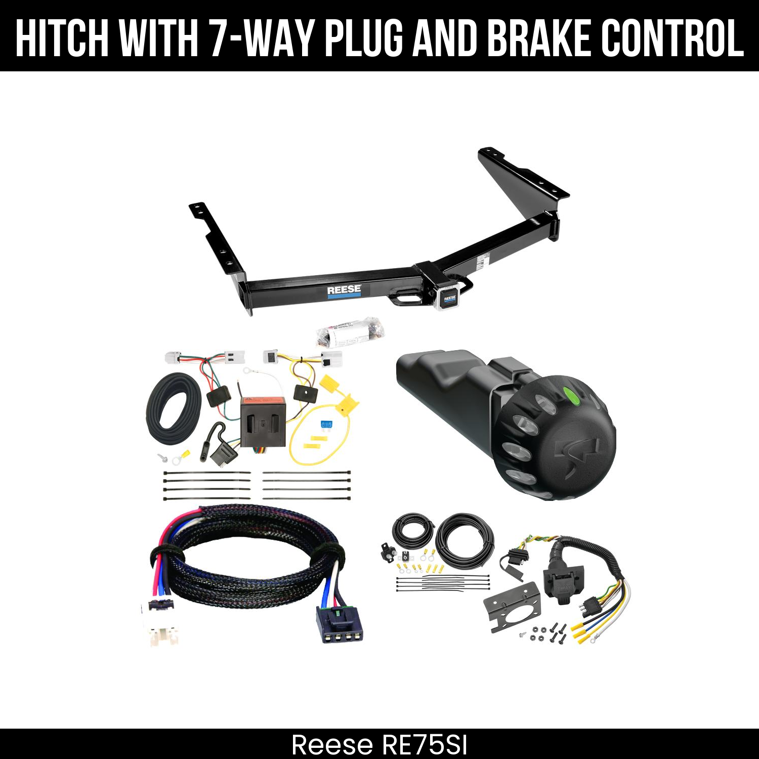 Trailer Hitch , 7-Way , Tekonsha Voyager iD Smart Brake Control