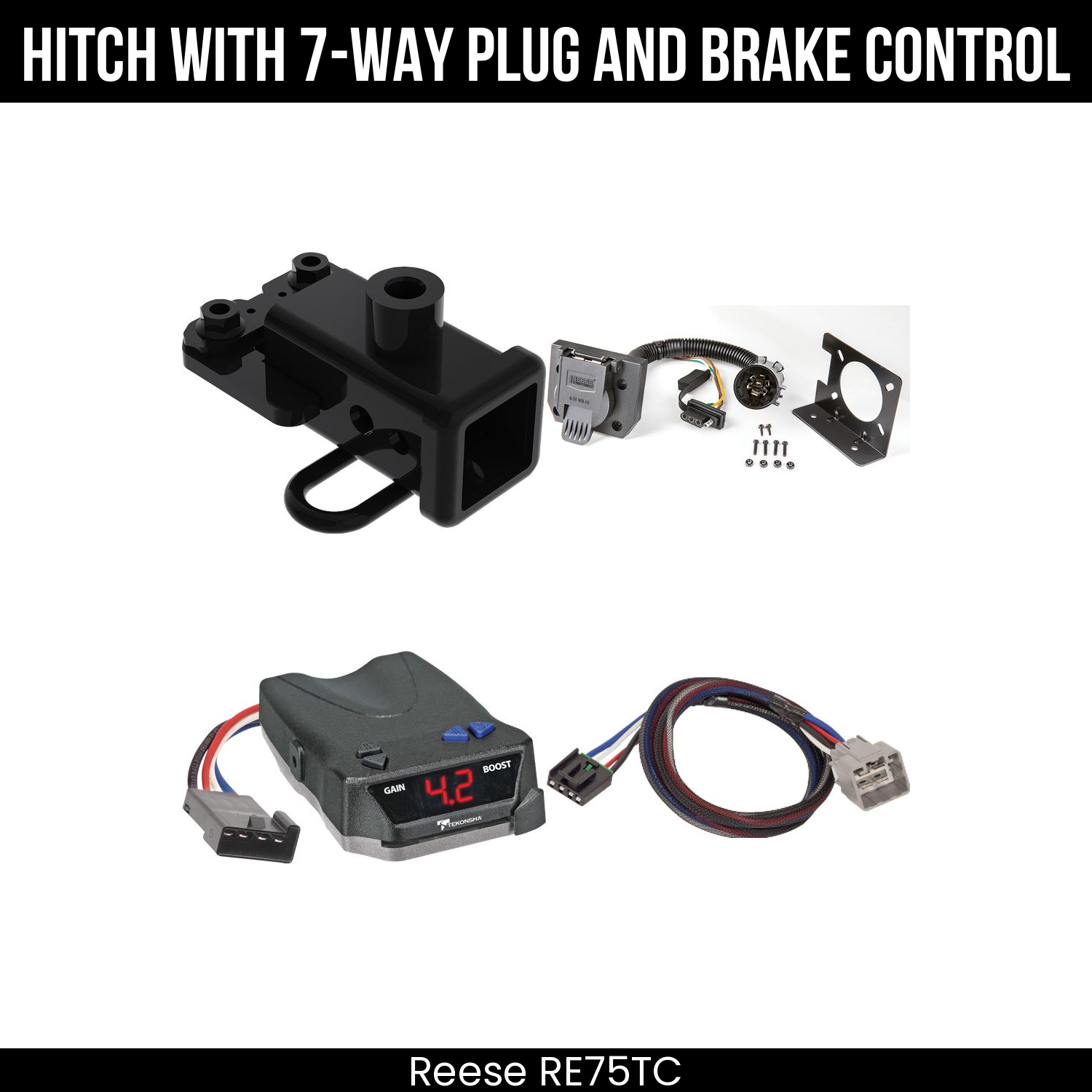 Trailer Hitch , 7-Way , Tekonsha Brake EVN Control