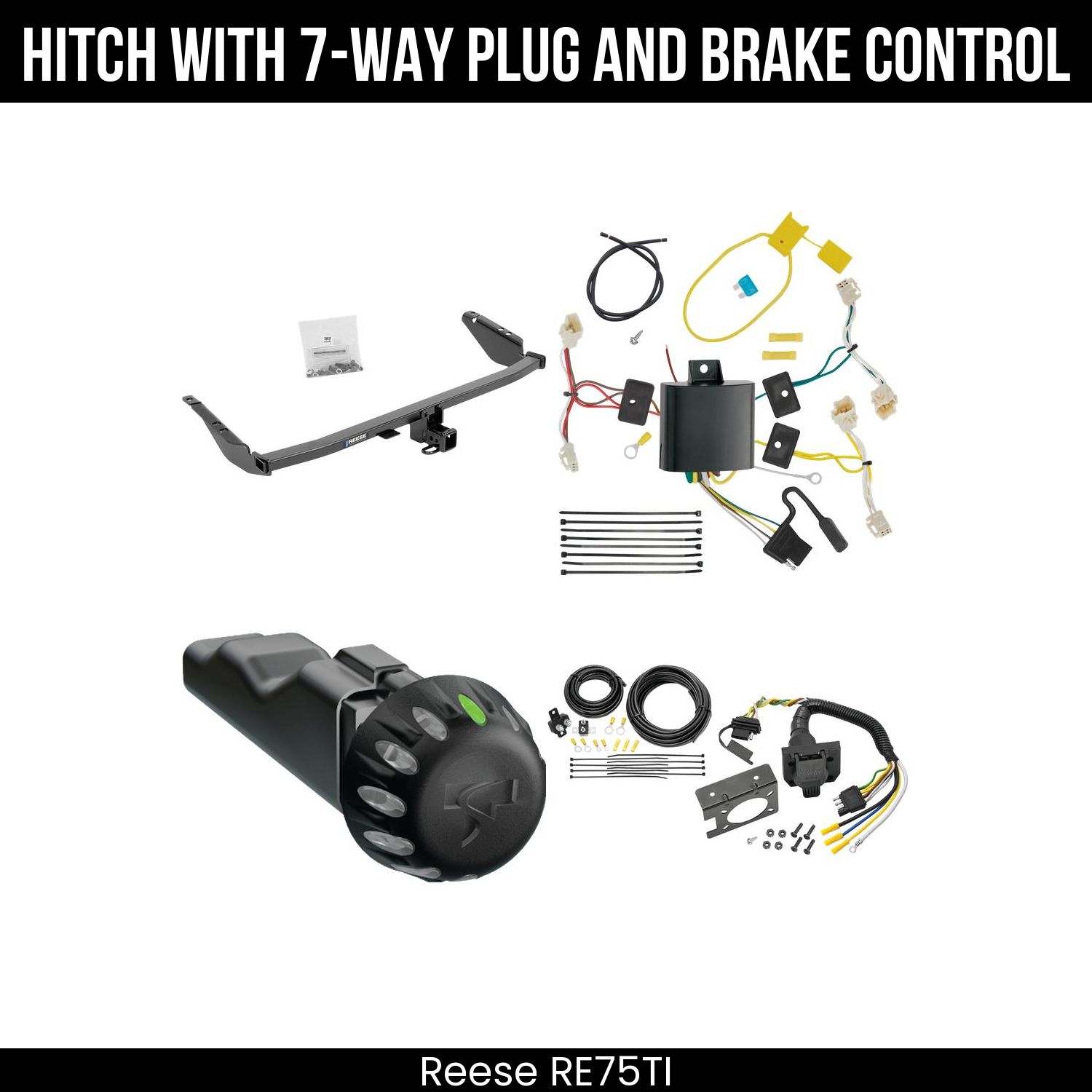 Trailer Hitch , 7-Way , Tekonsha Voyager iD Smart Brake Control