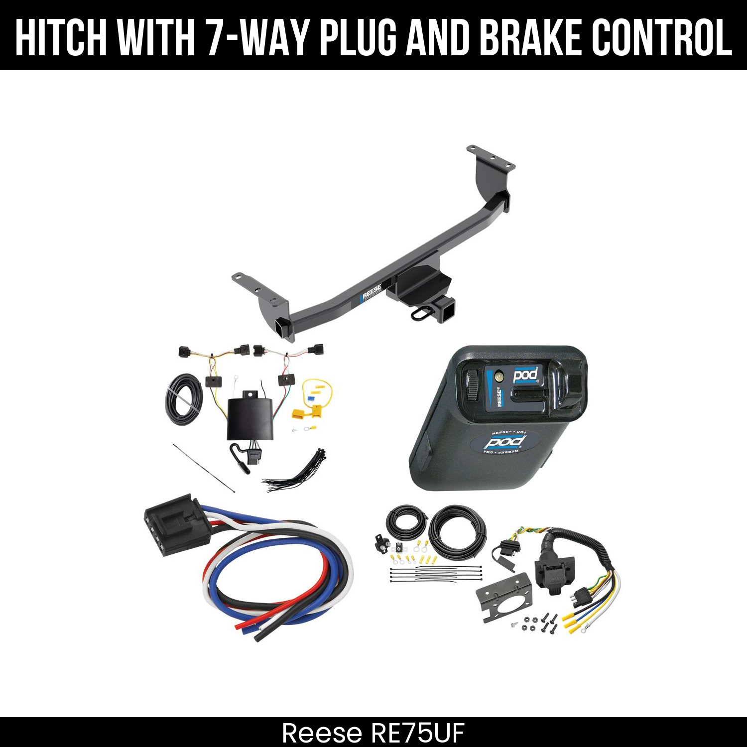 Trailer Hitch , 7-Way , Reese POD Brake Control