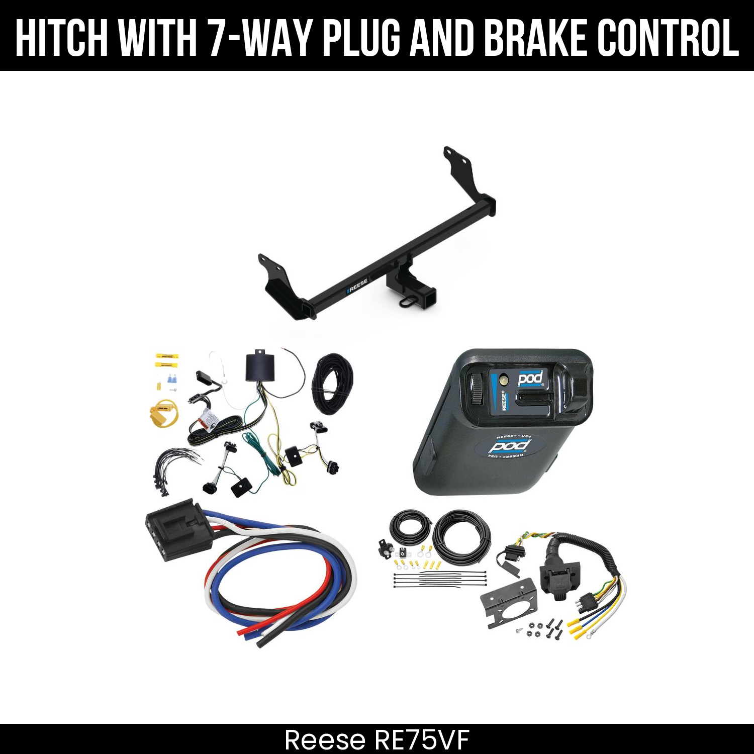 Trailer Hitch , 7-Way , Reese POD Brake Control