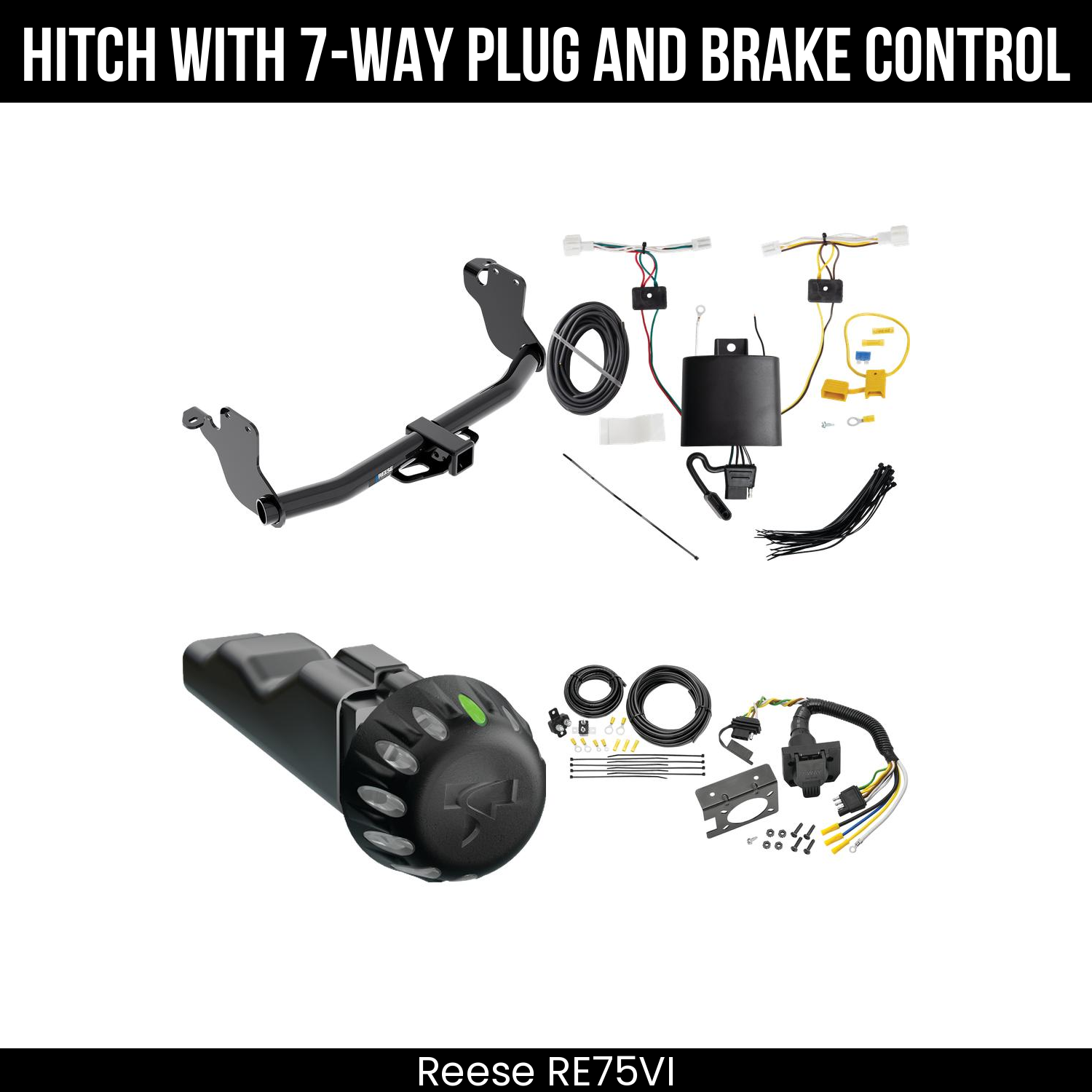 Trailer Hitch , 7-Way , Tekonsha Voyager iD Smart Brake Control