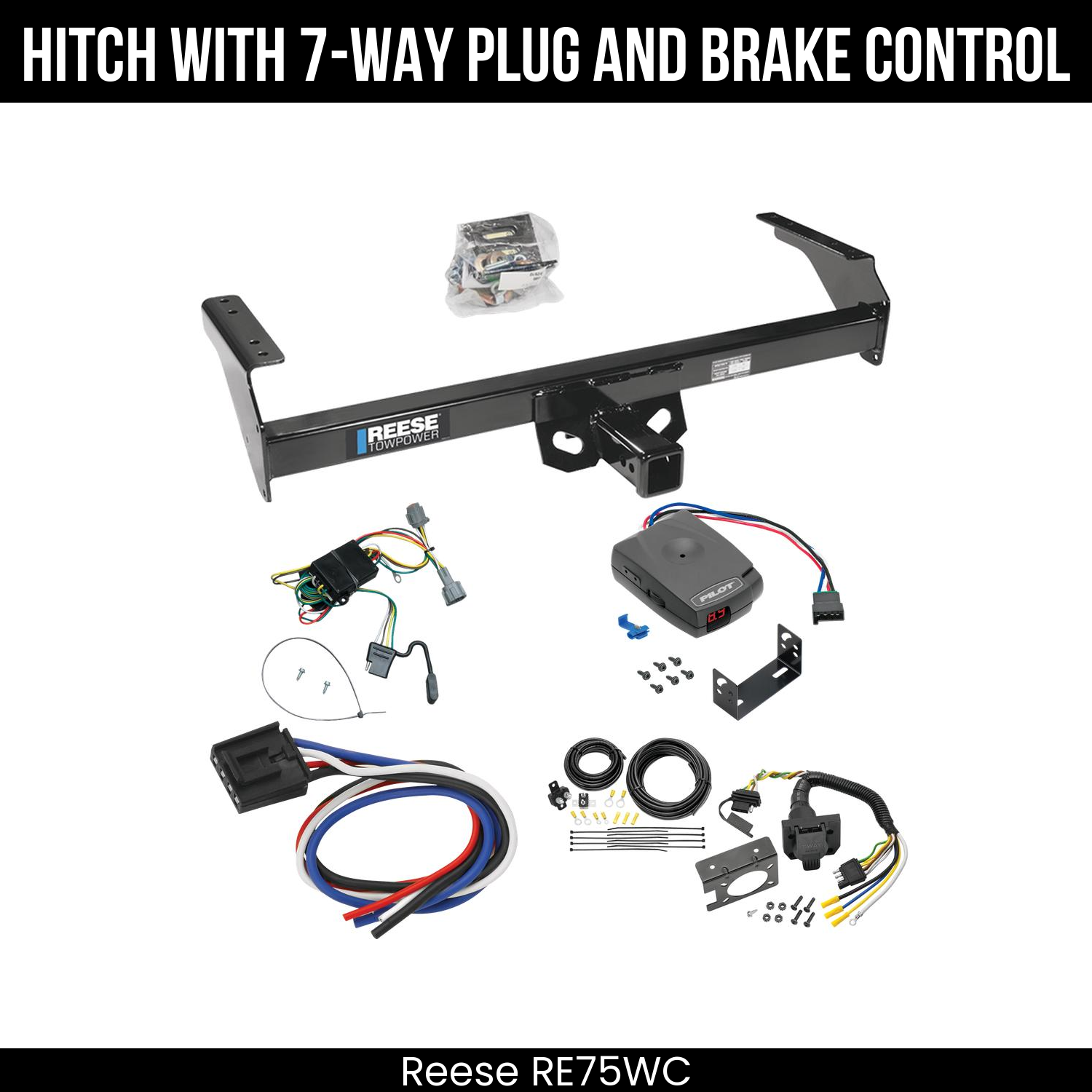 Trailer Hitch , 7-Way , Pro Series Pilot Brake Control