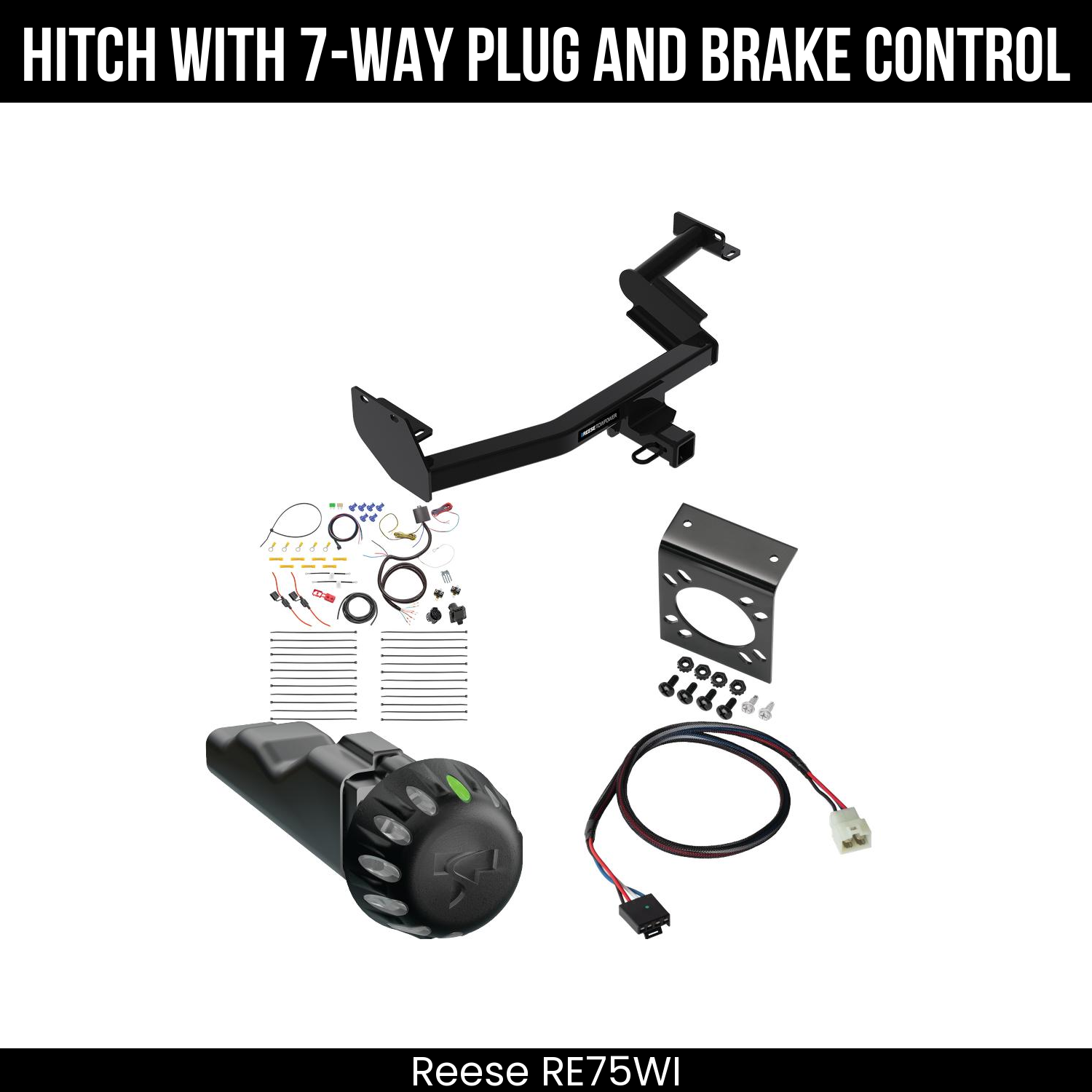 Trailer Hitch , 7-Way , Tekonsha Voyager iD Smart Brake Control