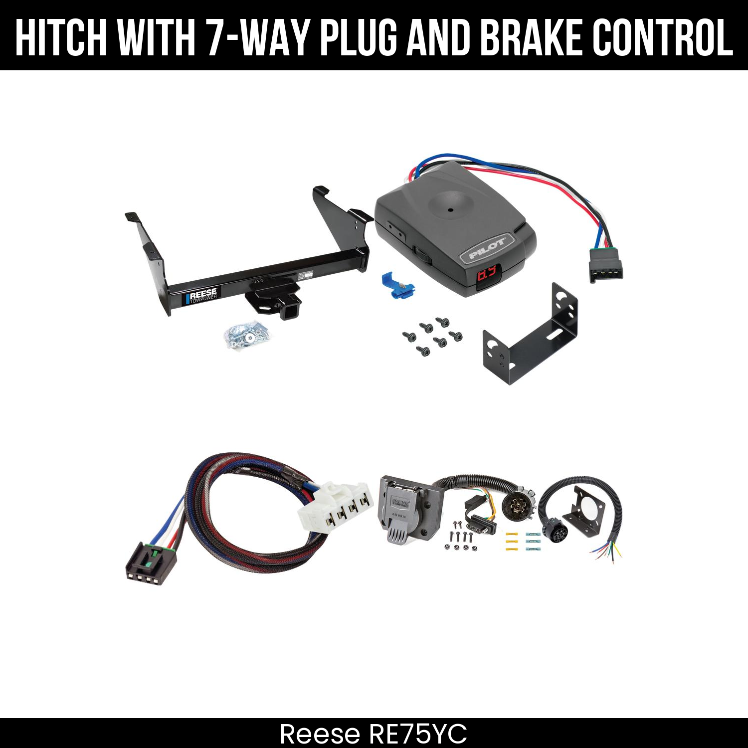 Trailer Hitch , 7-Way , Pro Series Pilot Brake Control